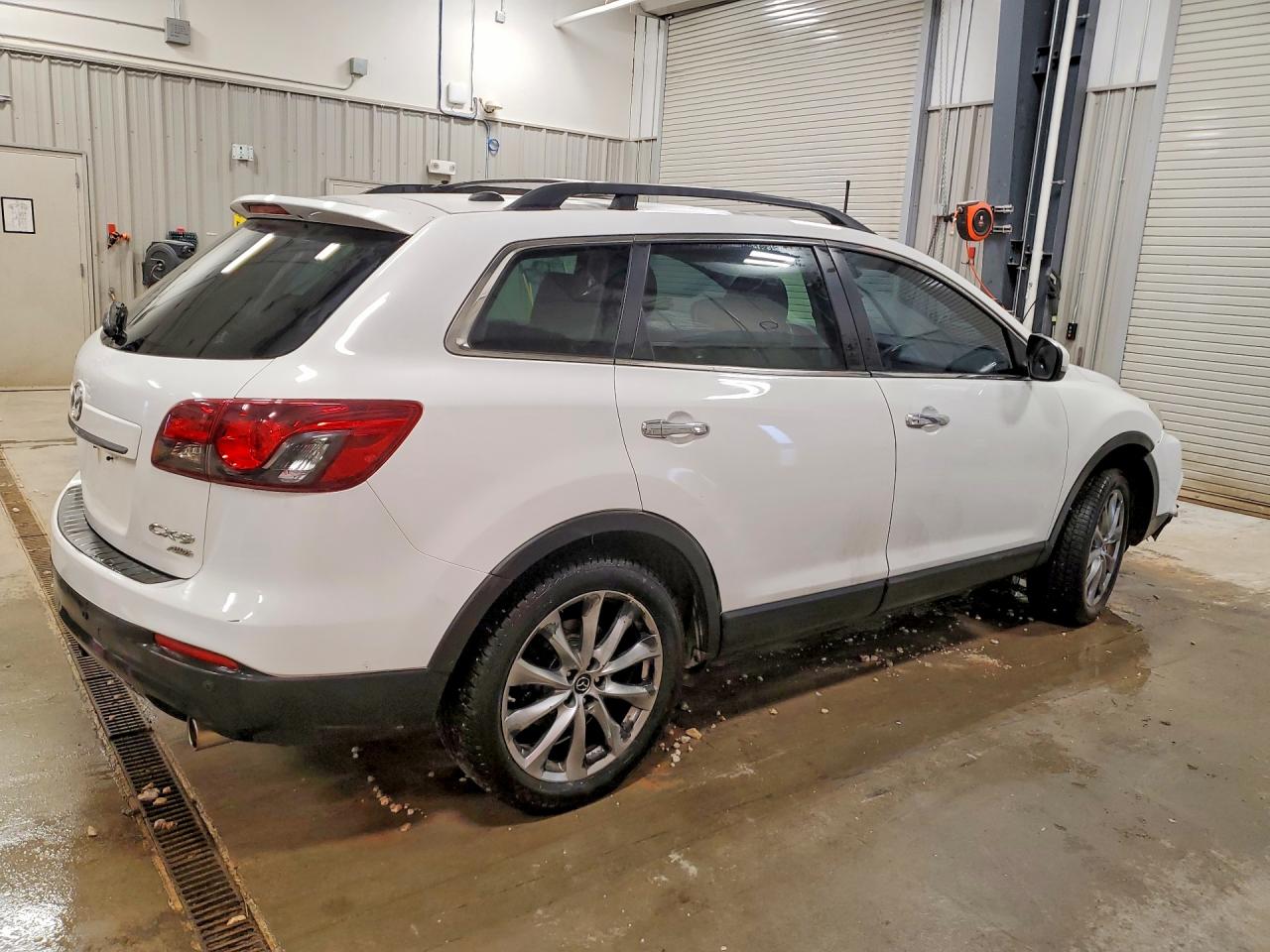 2014 Mazda Cx-9 Grand Touring White vin: JM3TB3DA2E0436259