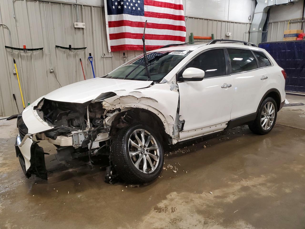 2014 Mazda Cx-9 Grand Touring Белый vin: JM3TB3DA2E0436259