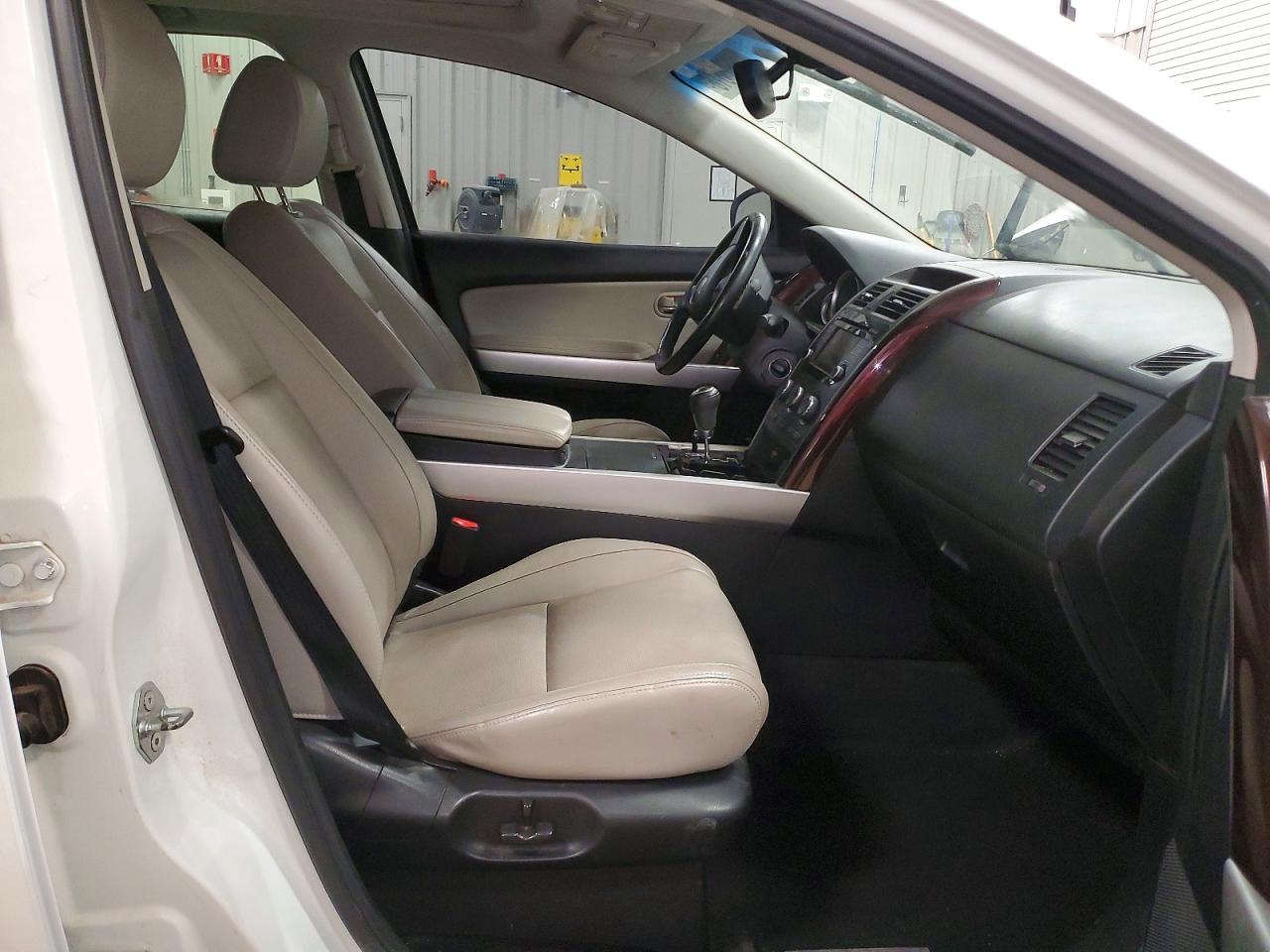 2014 Mazda Cx-9 Grand Touring White vin: JM3TB3DA2E0436259