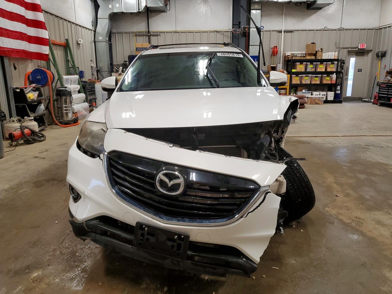 2014 Mazda Cx-9 Grand Touring White vin: JM3TB3DA2E0436259