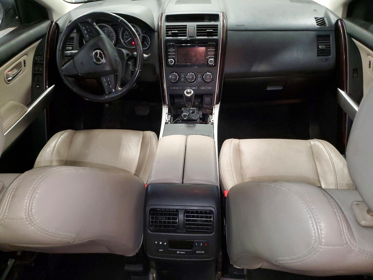2014 Mazda Cx-9 Grand Touring White vin: JM3TB3DA2E0436259