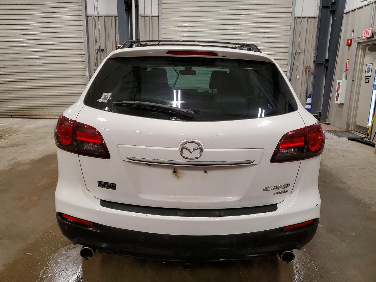 2014 Mazda Cx-9 Grand Touring White vin: JM3TB3DA2E0436259