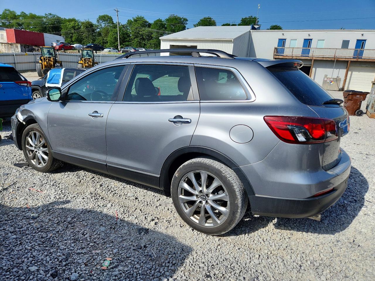 2014 Mazda Cx-9 Grand Touring Silver vin: JM3TB3DA2E0444863