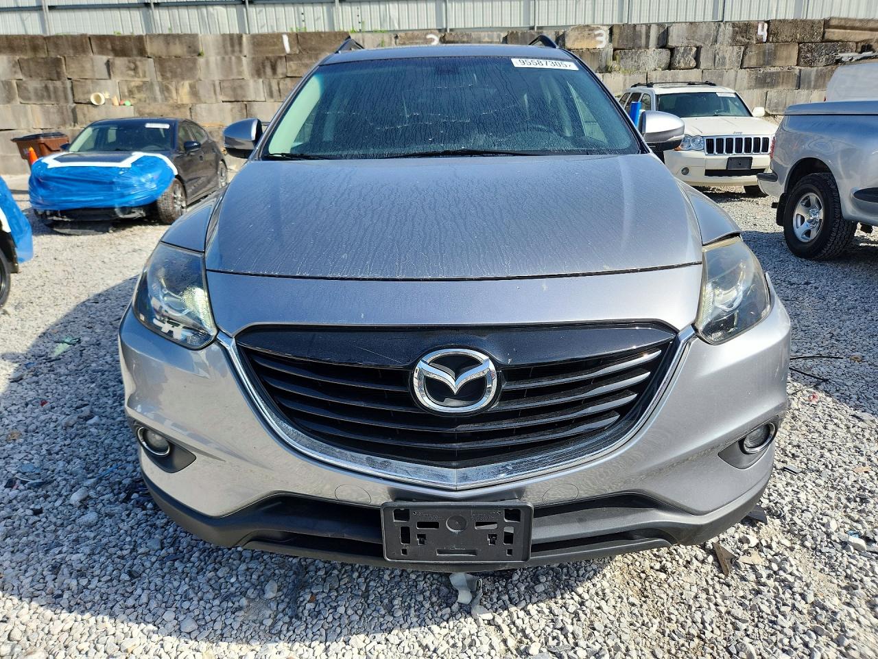 2014 Mazda Cx-9 Grand Touring Silver vin: JM3TB3DA2E0444863