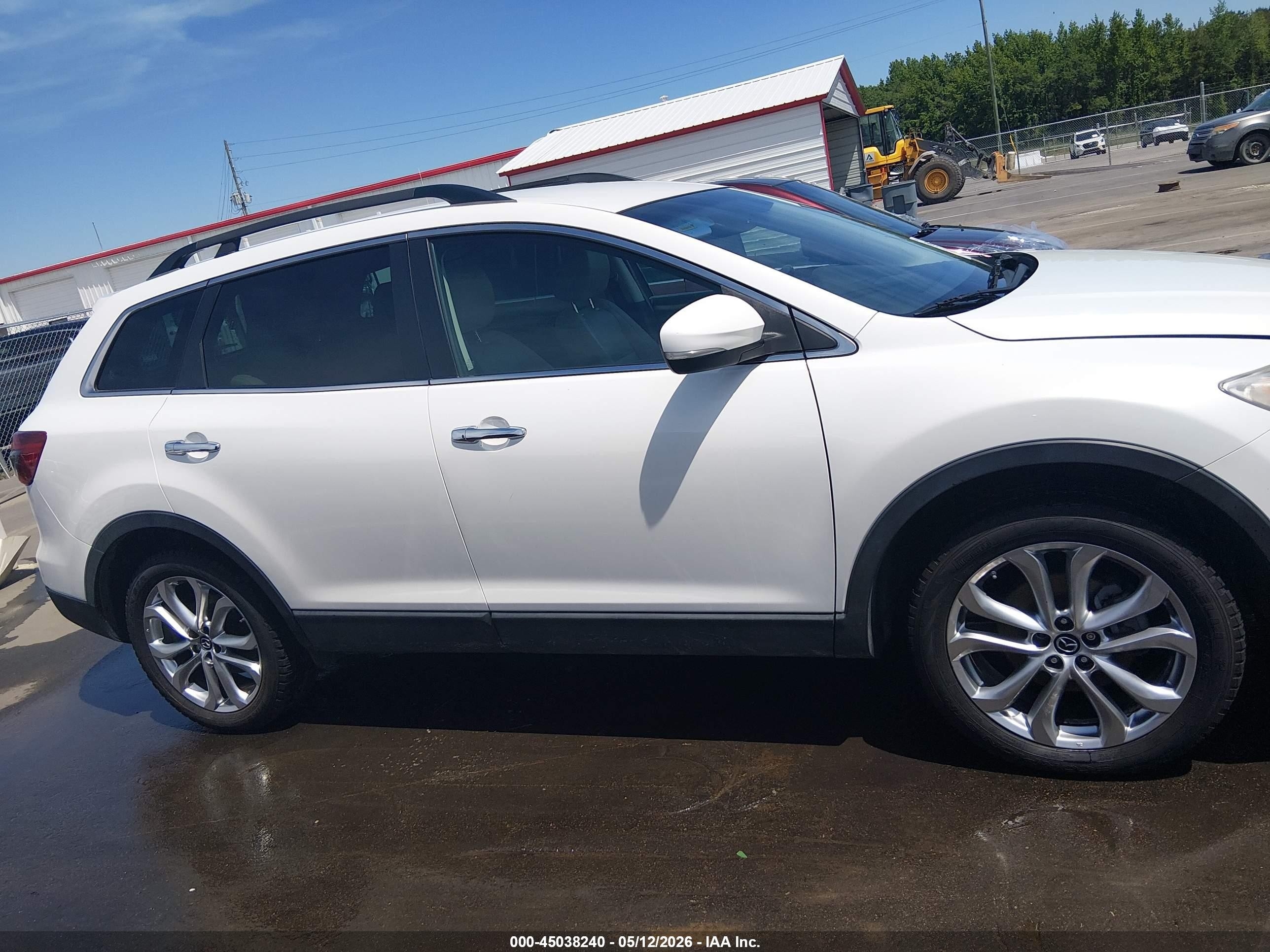 2013 Mazda Cx-9 Grand Touring White vin: JM3TB3DA3D0402507