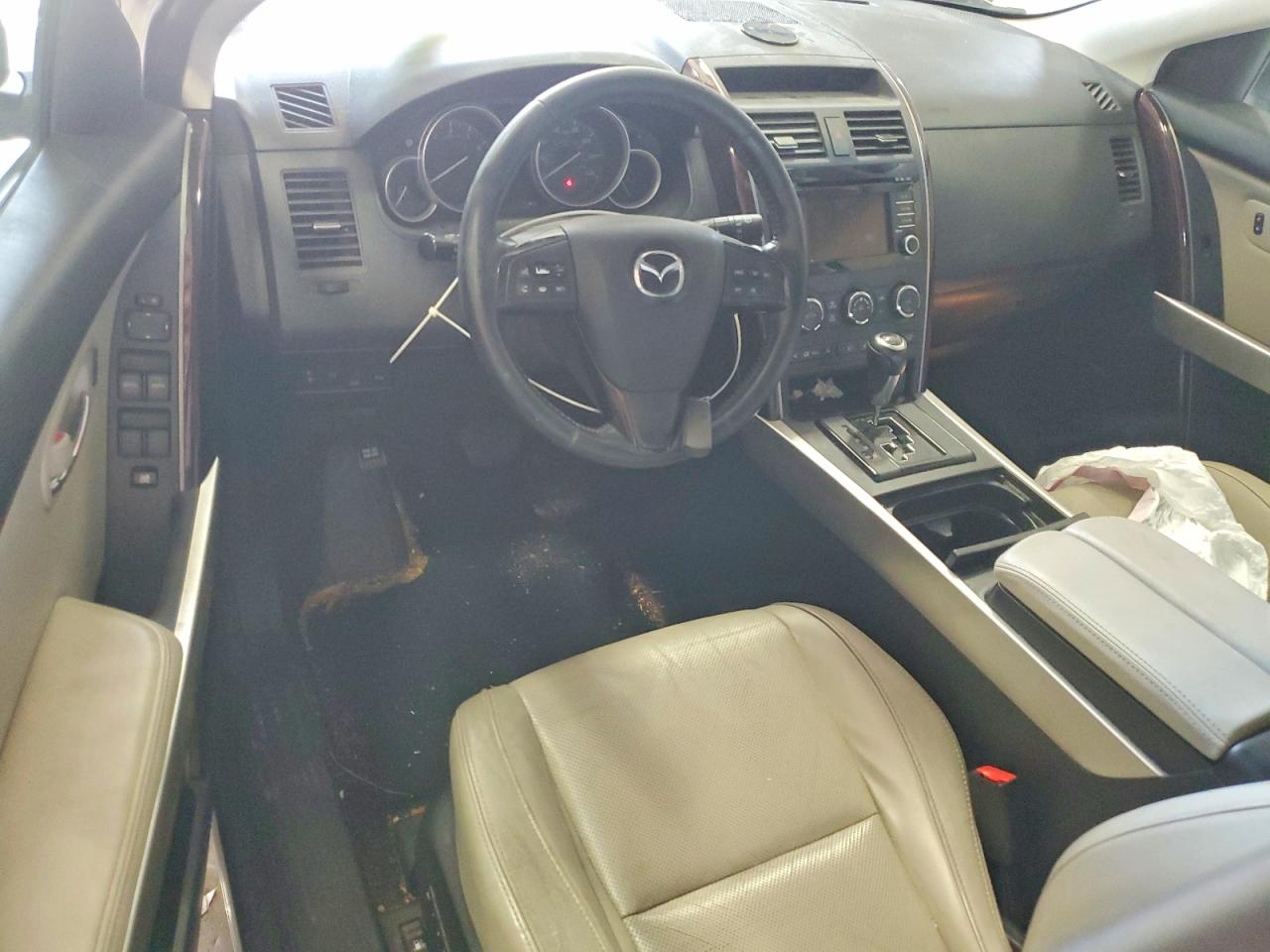 2014 Mazda Cx-9 Grand Touring White vin: JM3TB3DA3E0425903