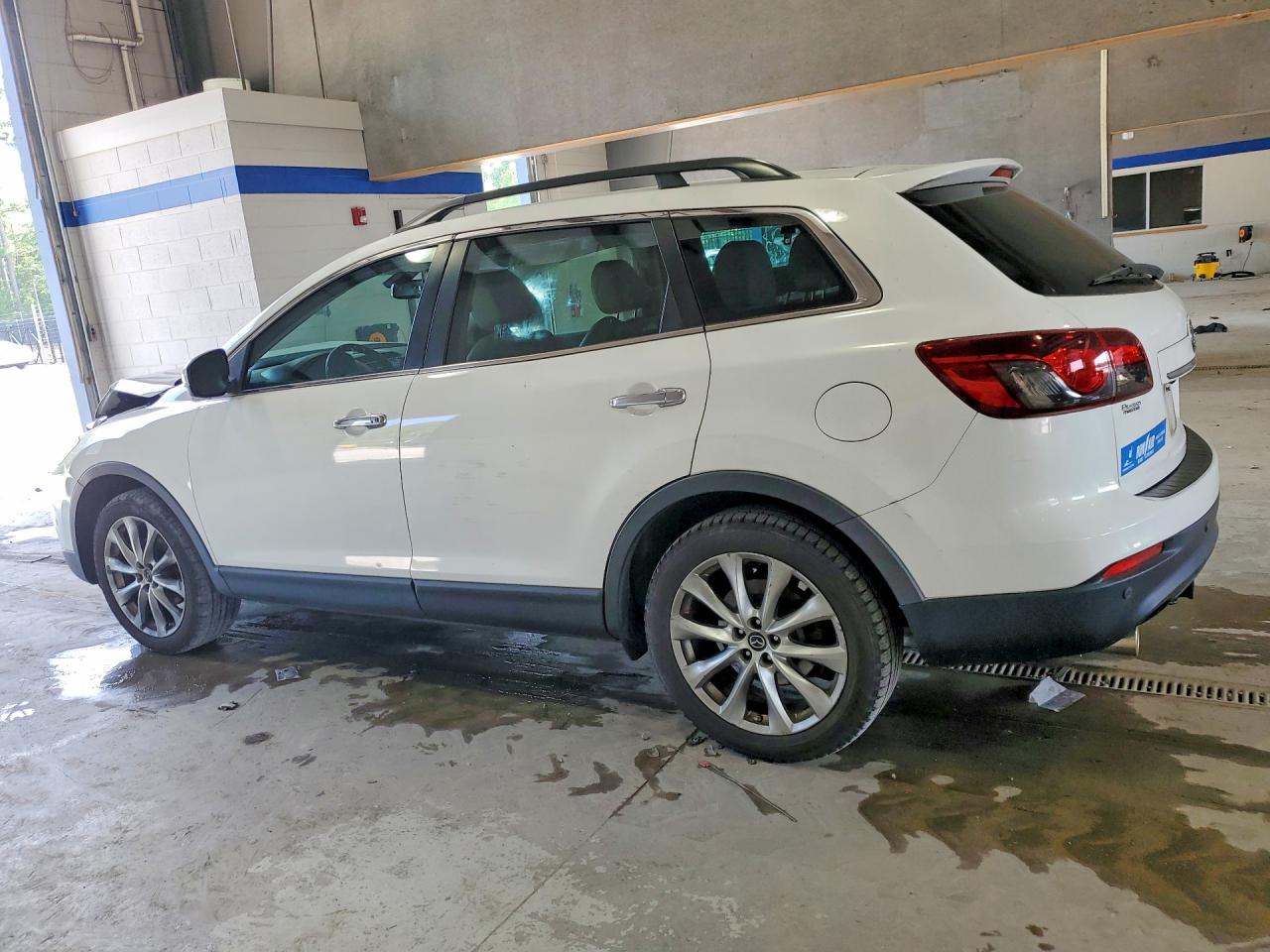 2014 Mazda Cx-9 Grand Touring White vin: JM3TB3DA3E0425903
