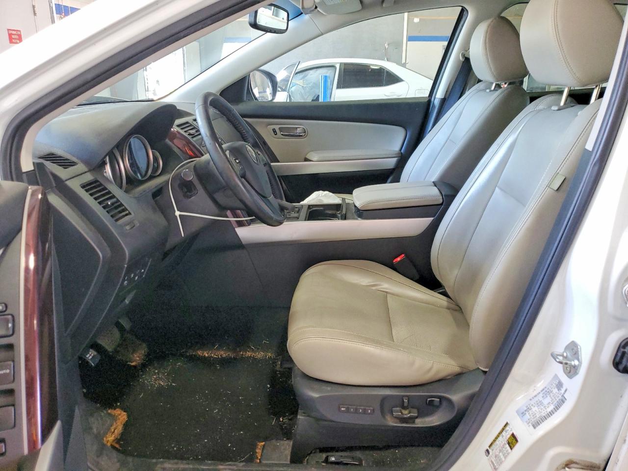 2014 Mazda Cx-9 Grand Touring White vin: JM3TB3DA3E0425903