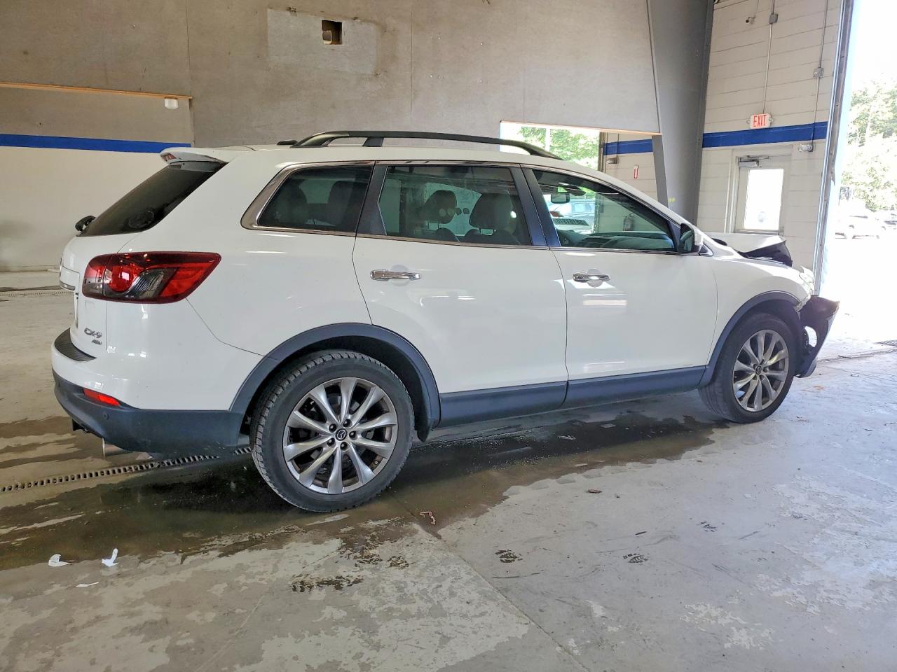 2014 Mazda Cx-9 Grand Touring White vin: JM3TB3DA3E0425903