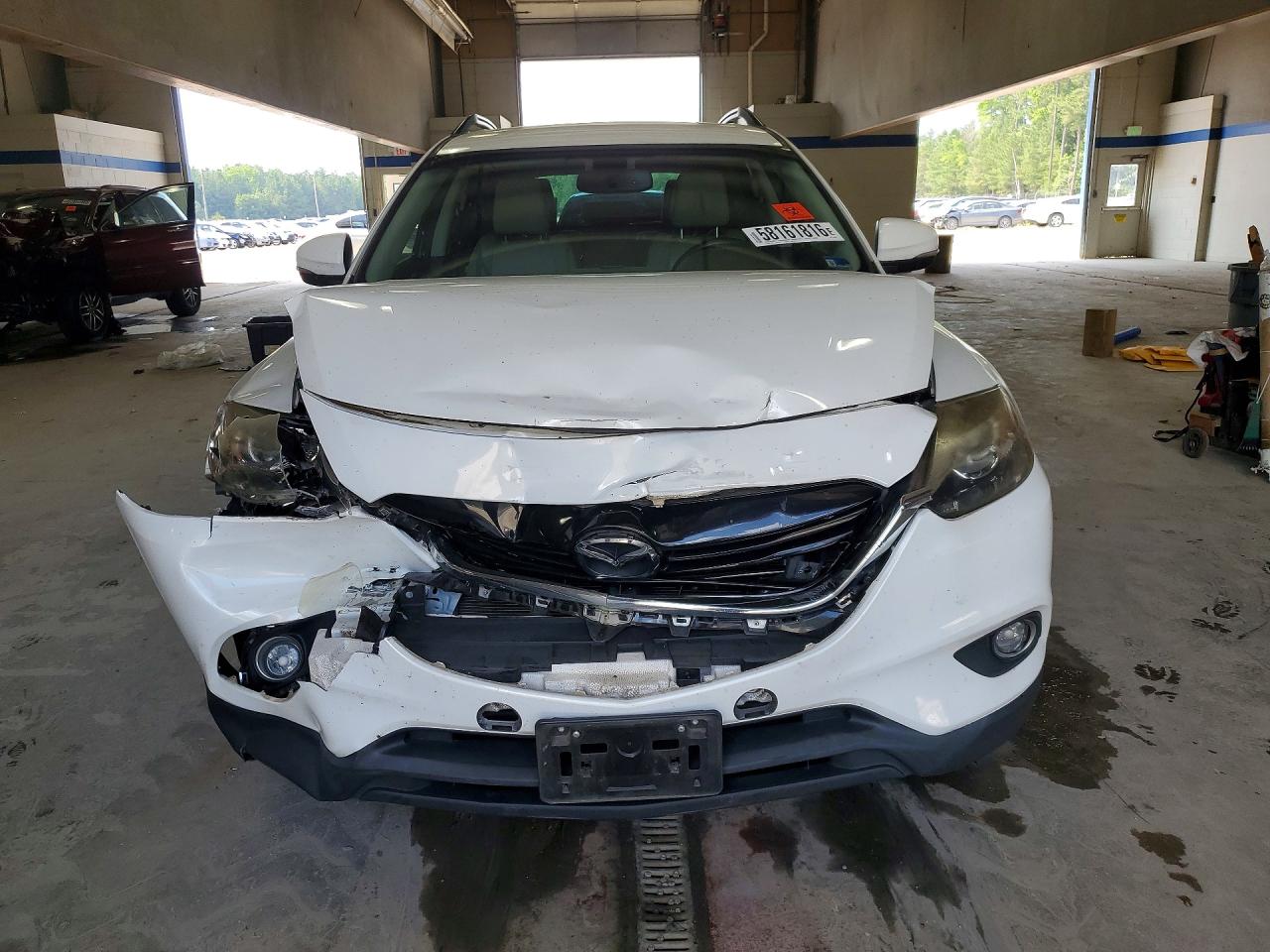 2014 Mazda Cx-9 Grand Touring White vin: JM3TB3DA3E0425903