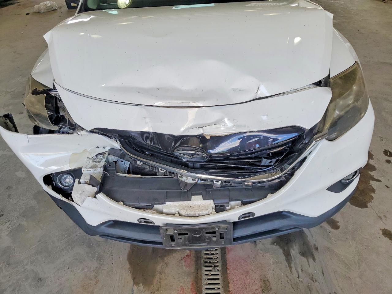 2014 Mazda Cx-9 Grand Touring White vin: JM3TB3DA3E0425903