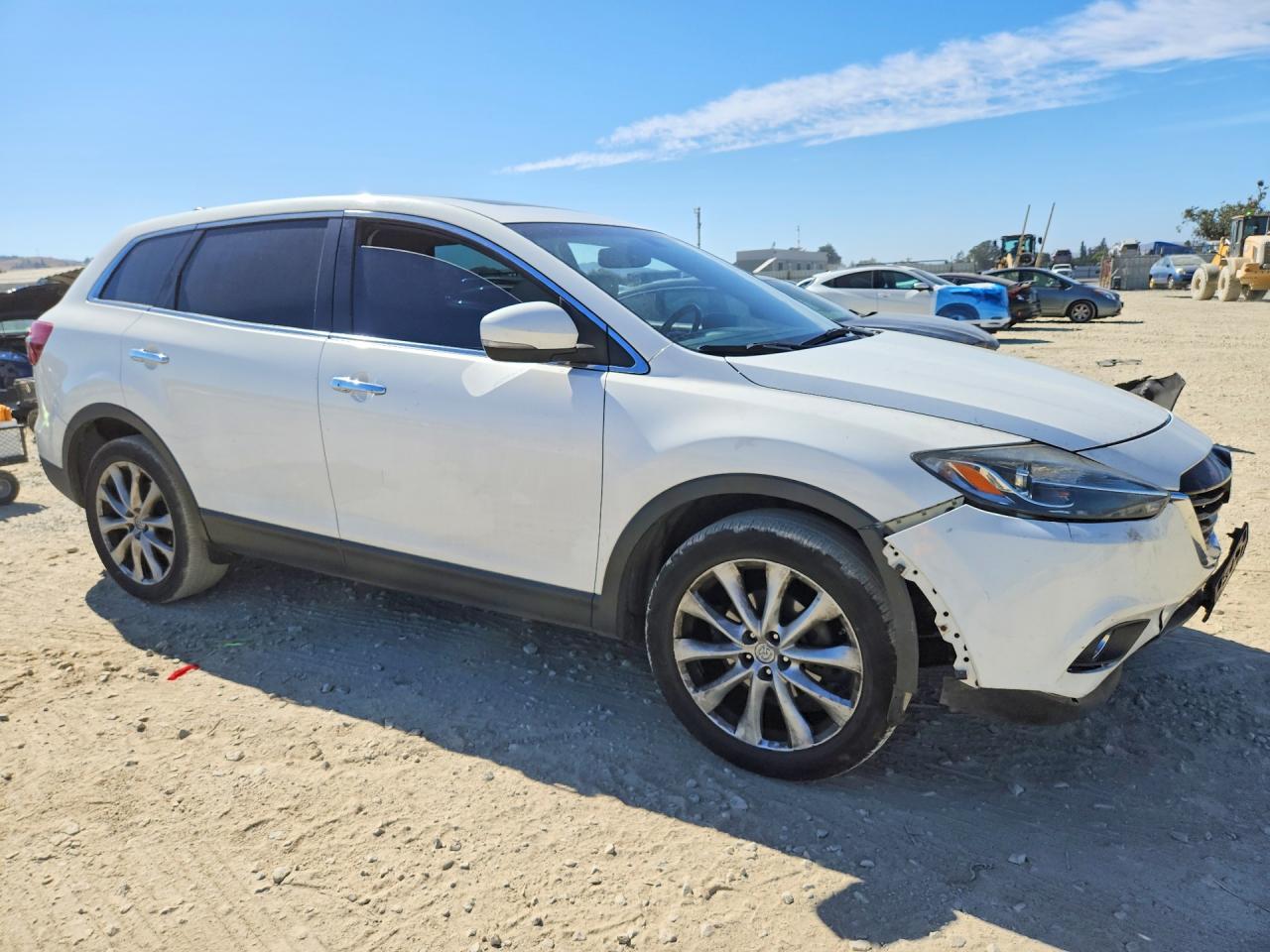 2014 Mazda Cx-9 Grand Touring Белый vin: JM3TB3DA3E0437789