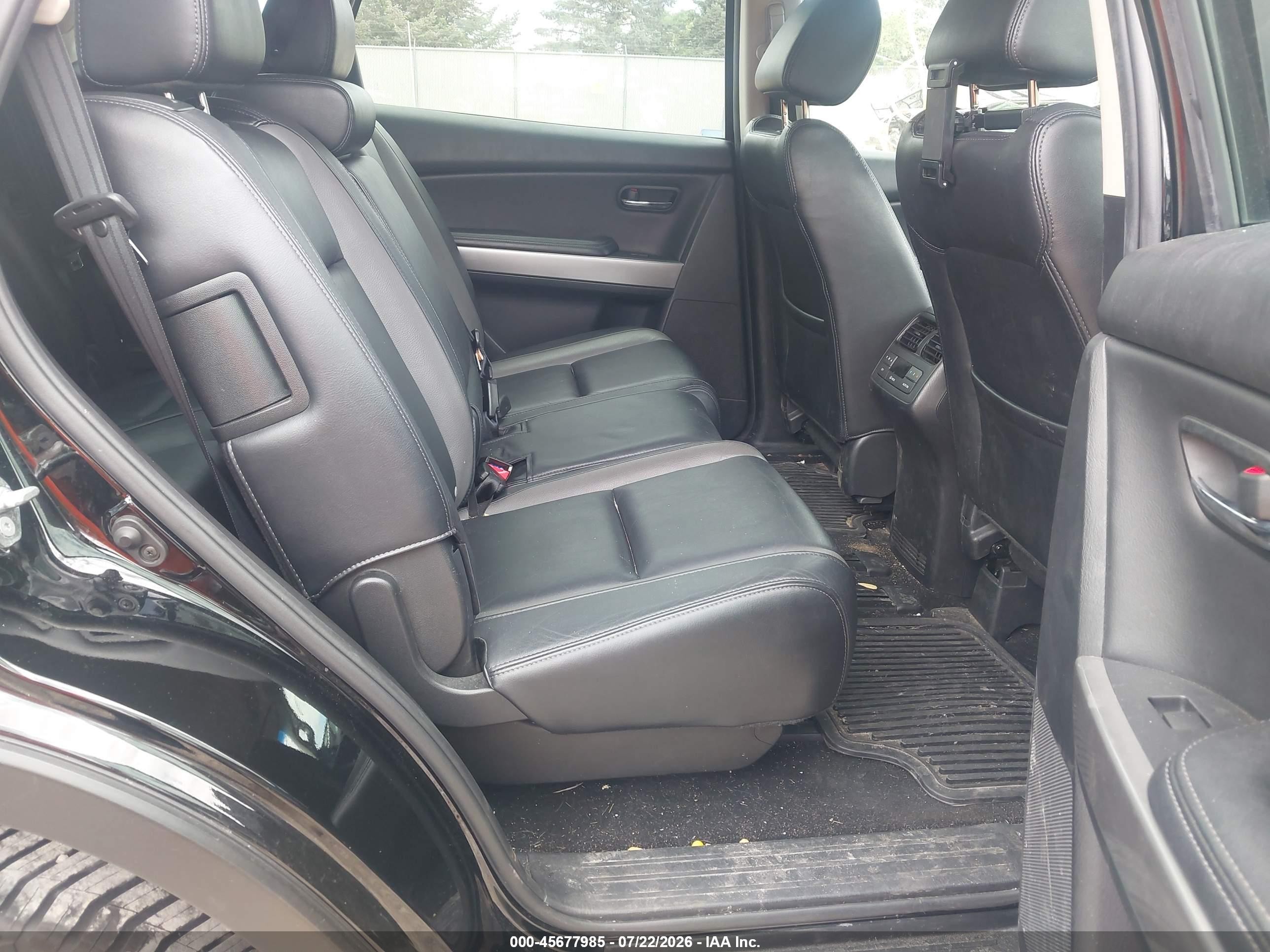2011 Mazda Cx-9 Grand Touring Black vin: JM3TB3DA4B0316460