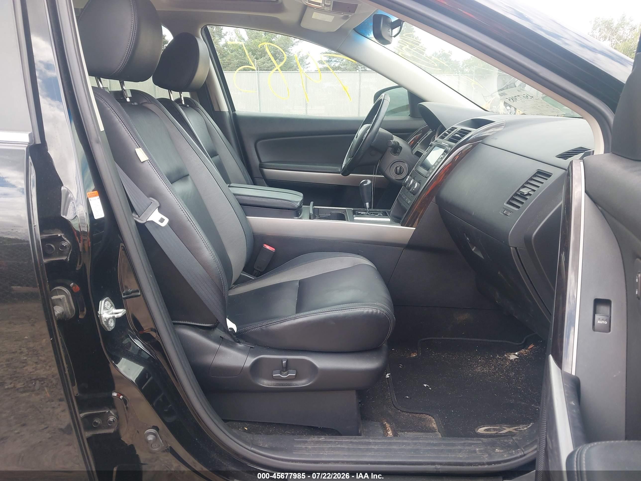 2011 Mazda Cx-9 Grand Touring Black vin: JM3TB3DA4B0316460
