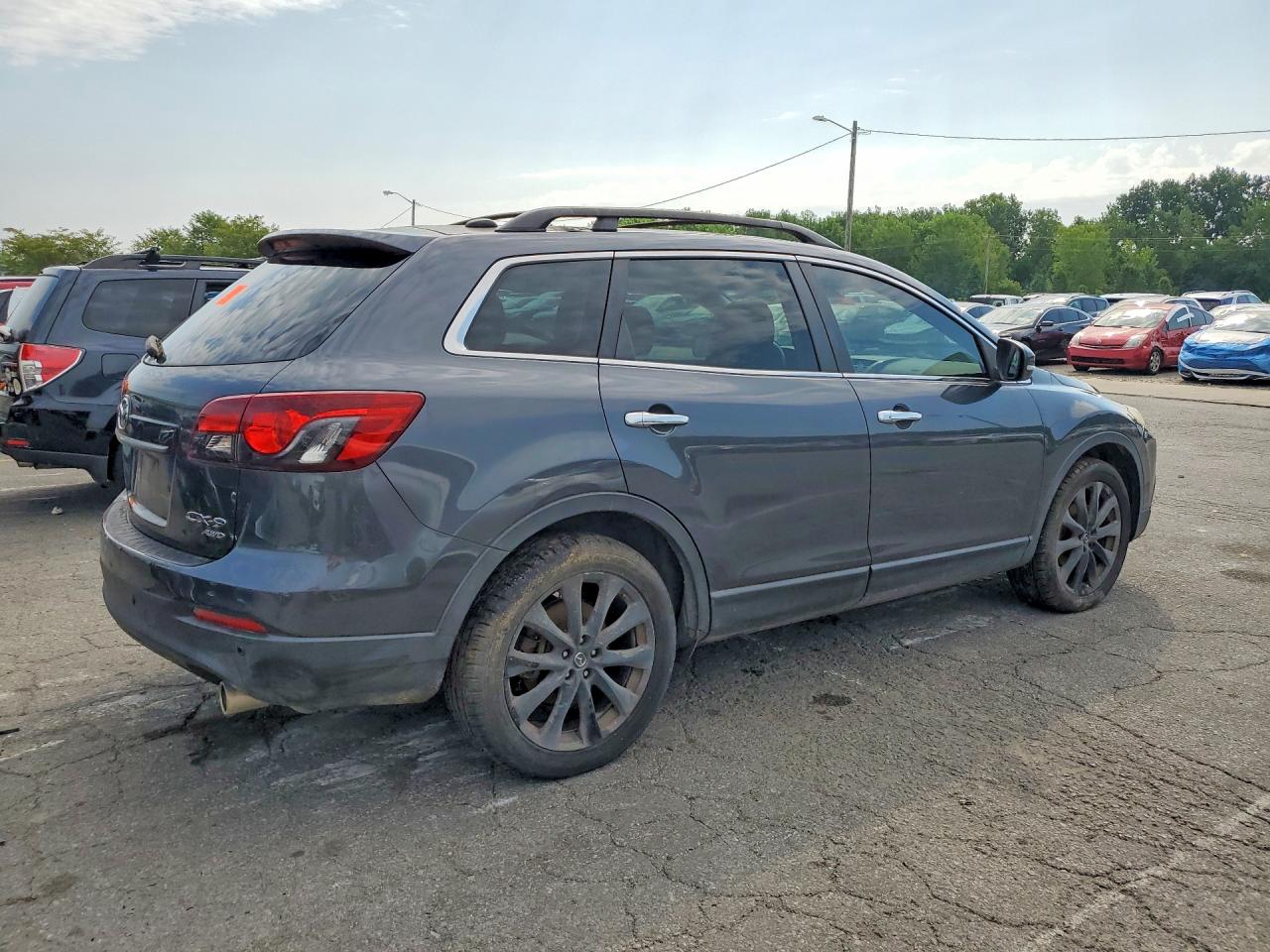 2015 Mazda Cx-9 Grand Touring Gray vin: JM3TB3DA4F0464114