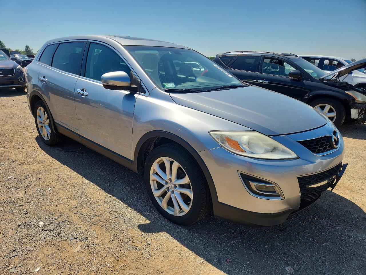 2012 Mazda Cx-9 Silver vin: JM3TB3DA5C0356158