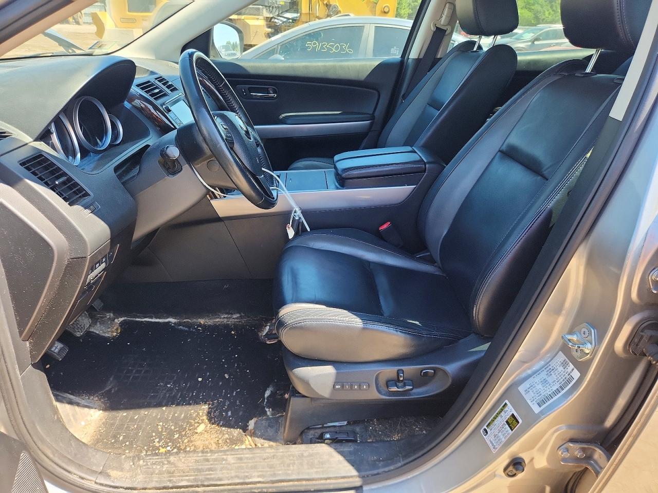 2012 Mazda Cx-9 Silver vin: JM3TB3DA5C0356158