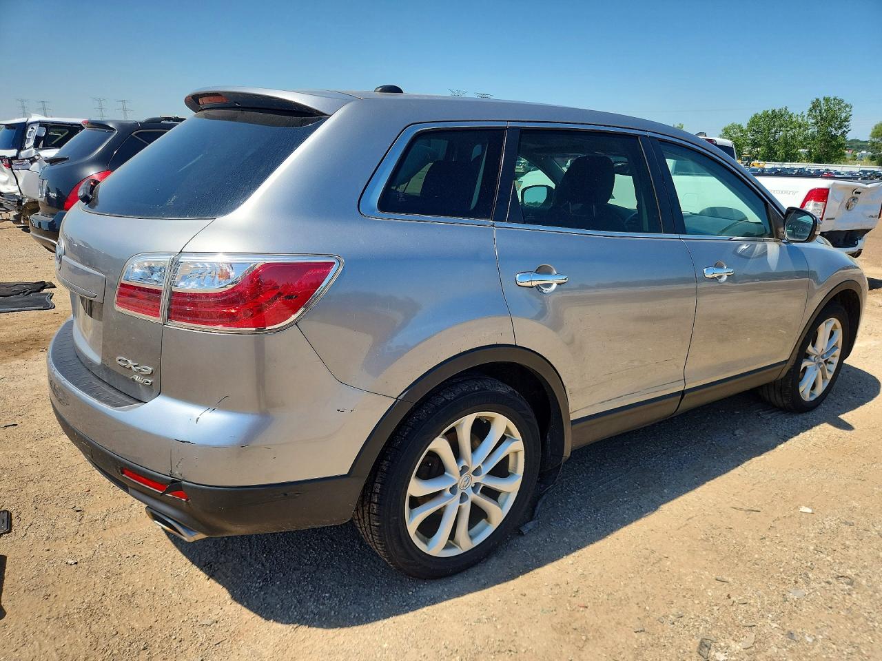 2012 Mazda Cx-9 Silver vin: JM3TB3DA5C0356158