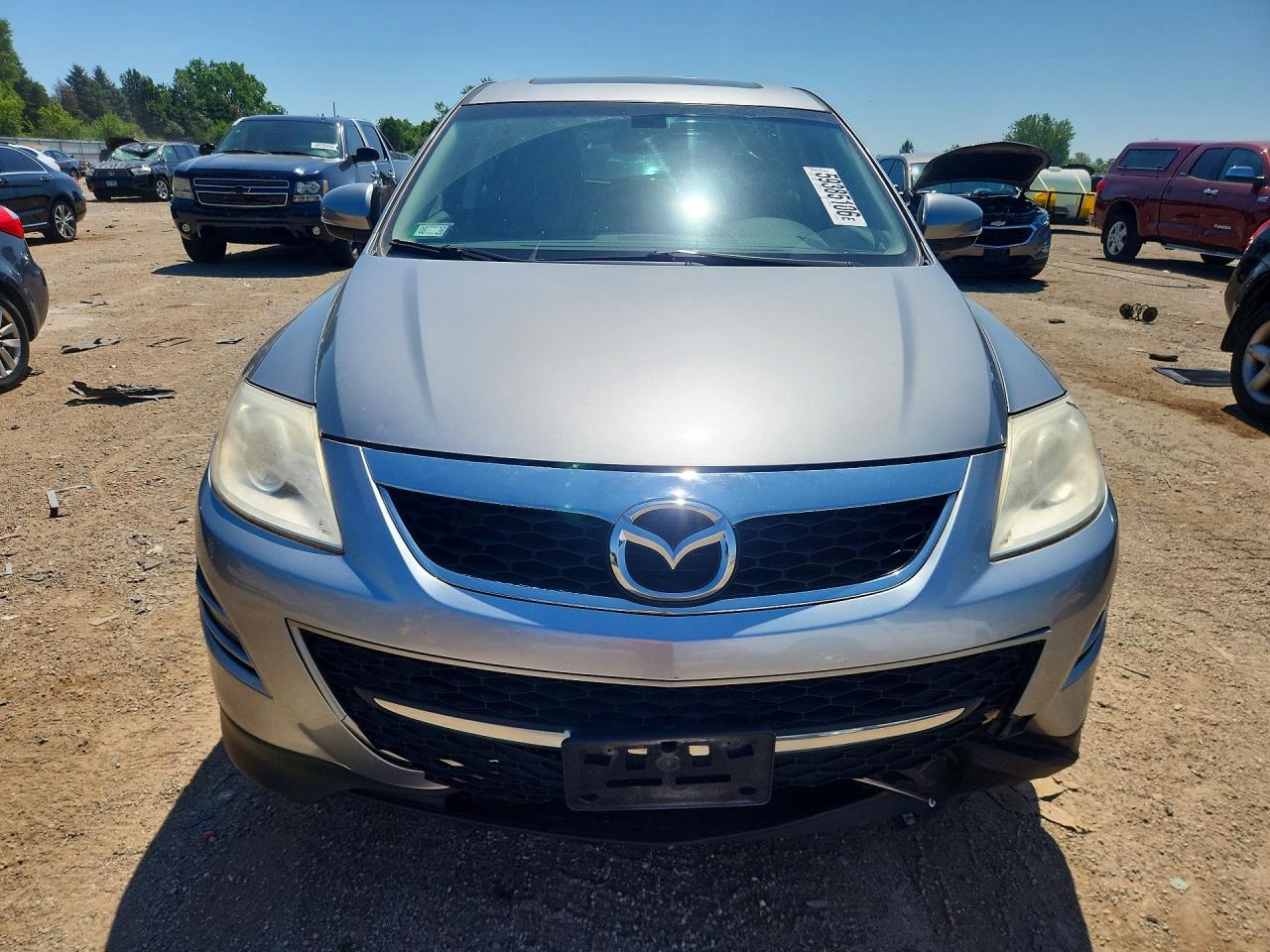 2012 Mazda Cx-9 Silver vin: JM3TB3DA5C0356158