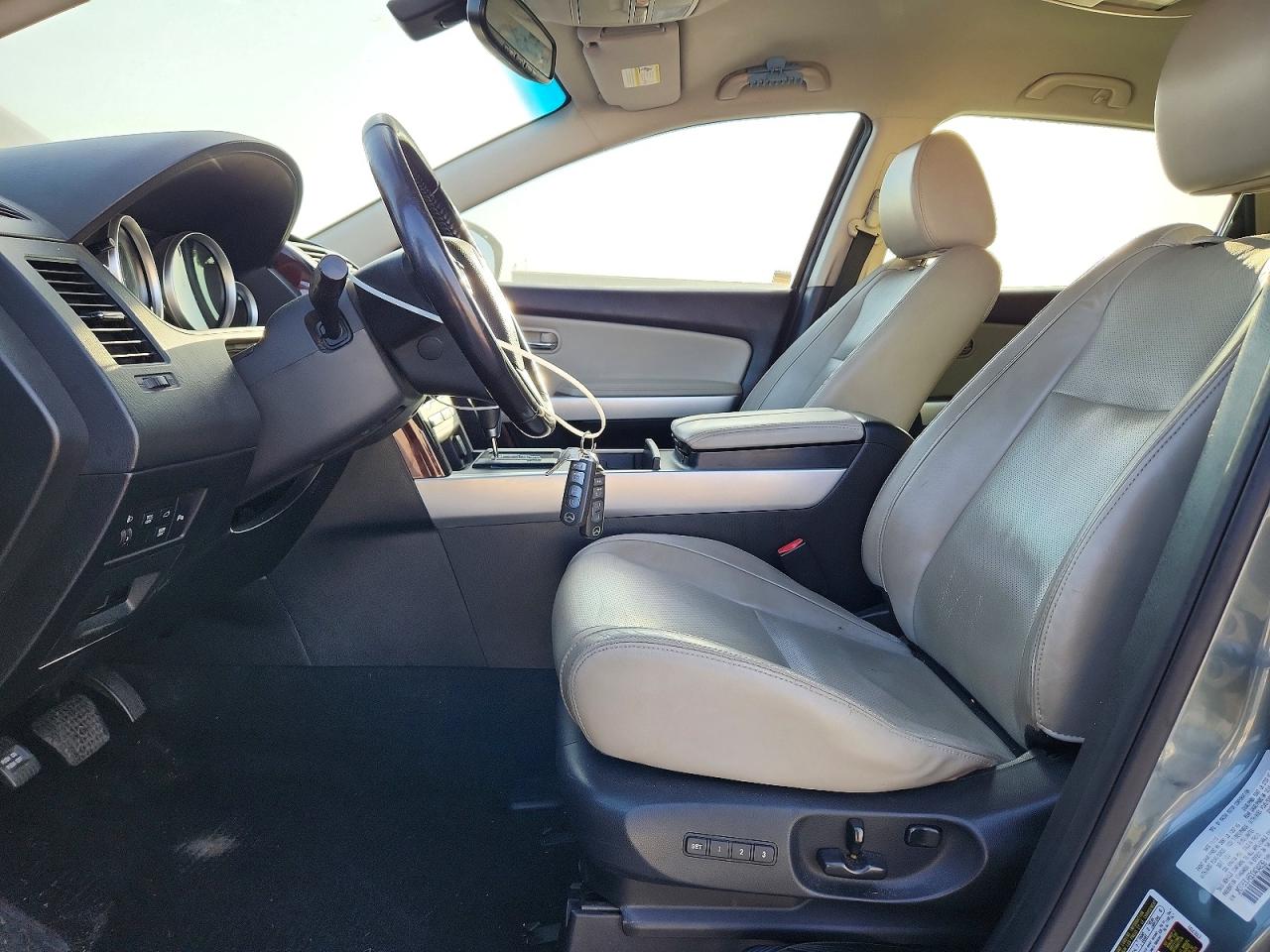 2013 Mazda Cx-9 Grand Touring Silver vin: JM3TB3DA5D0404839