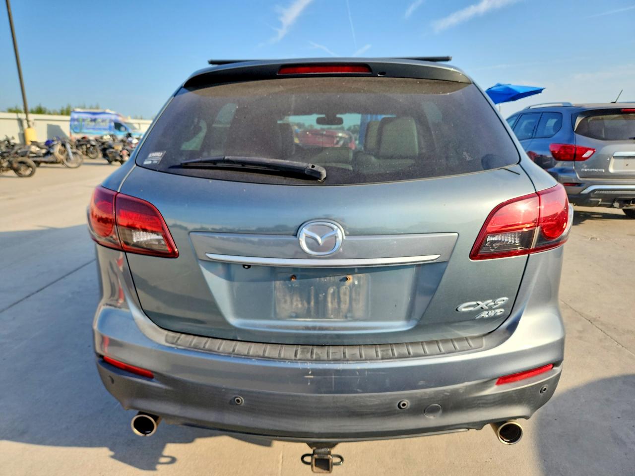 2013 Mazda Cx-9 Grand Touring Silver vin: JM3TB3DA5D0404839