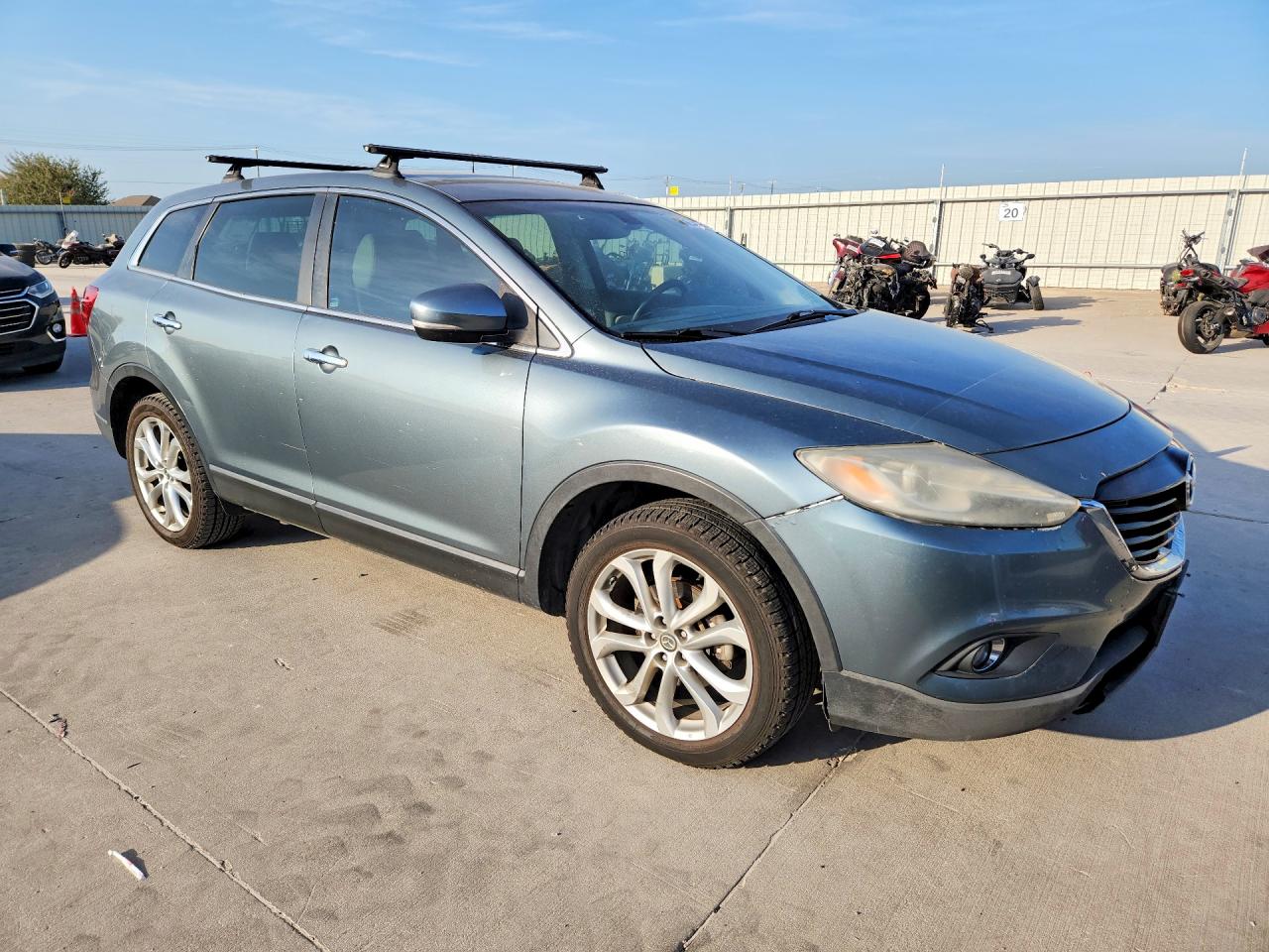 2013 Mazda Cx-9 Grand Touring Silver vin: JM3TB3DA5D0404839