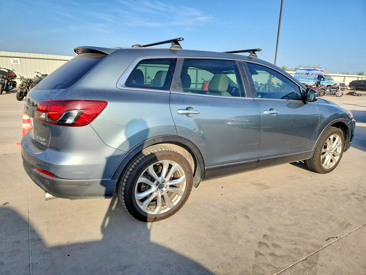 2013 Mazda Cx-9 Grand Touring Silver vin: JM3TB3DA5D0404839