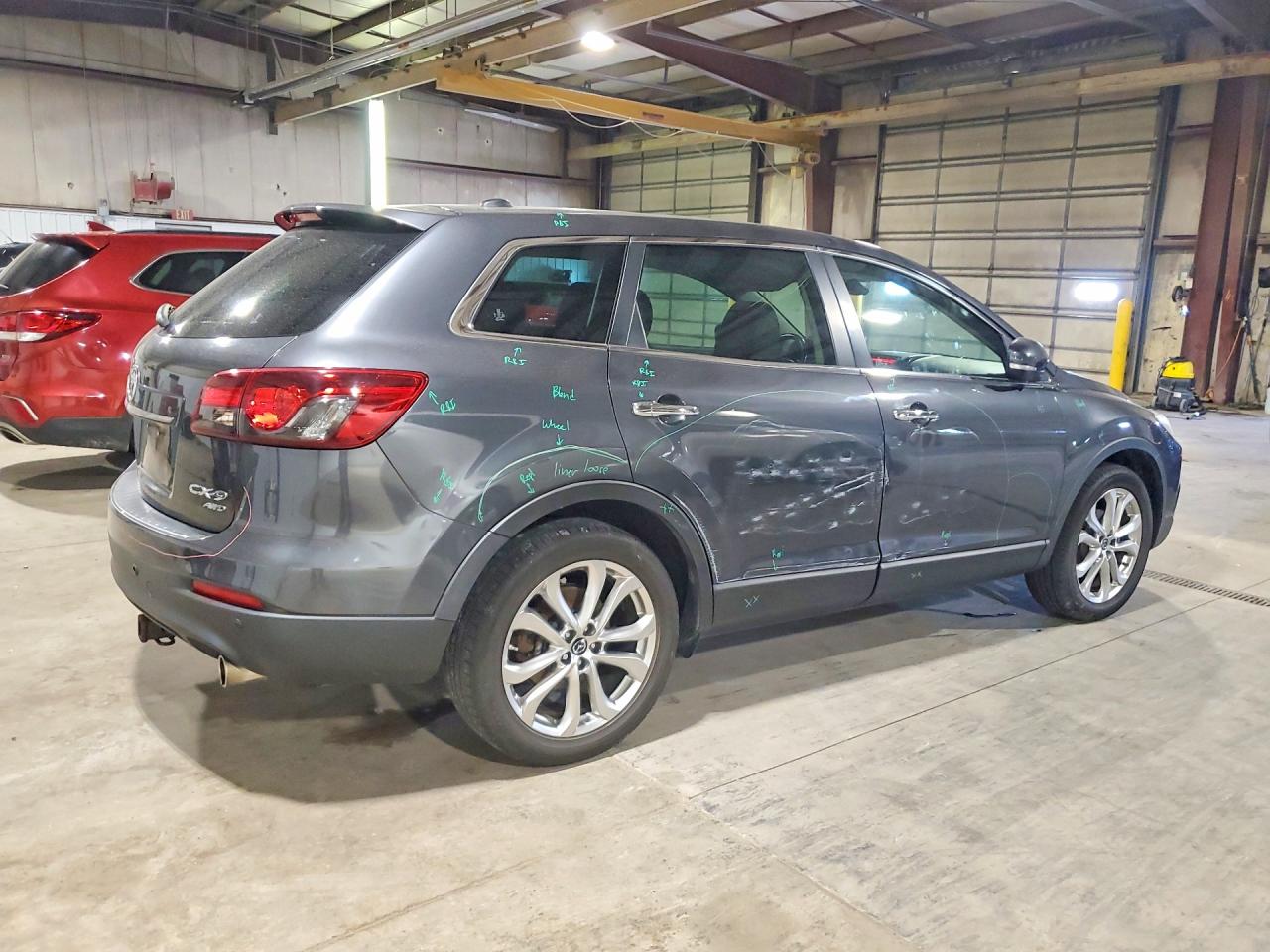 2013 Mazda Cx-9 Grand Touring Black vin: JM3TB3DA5D0423715