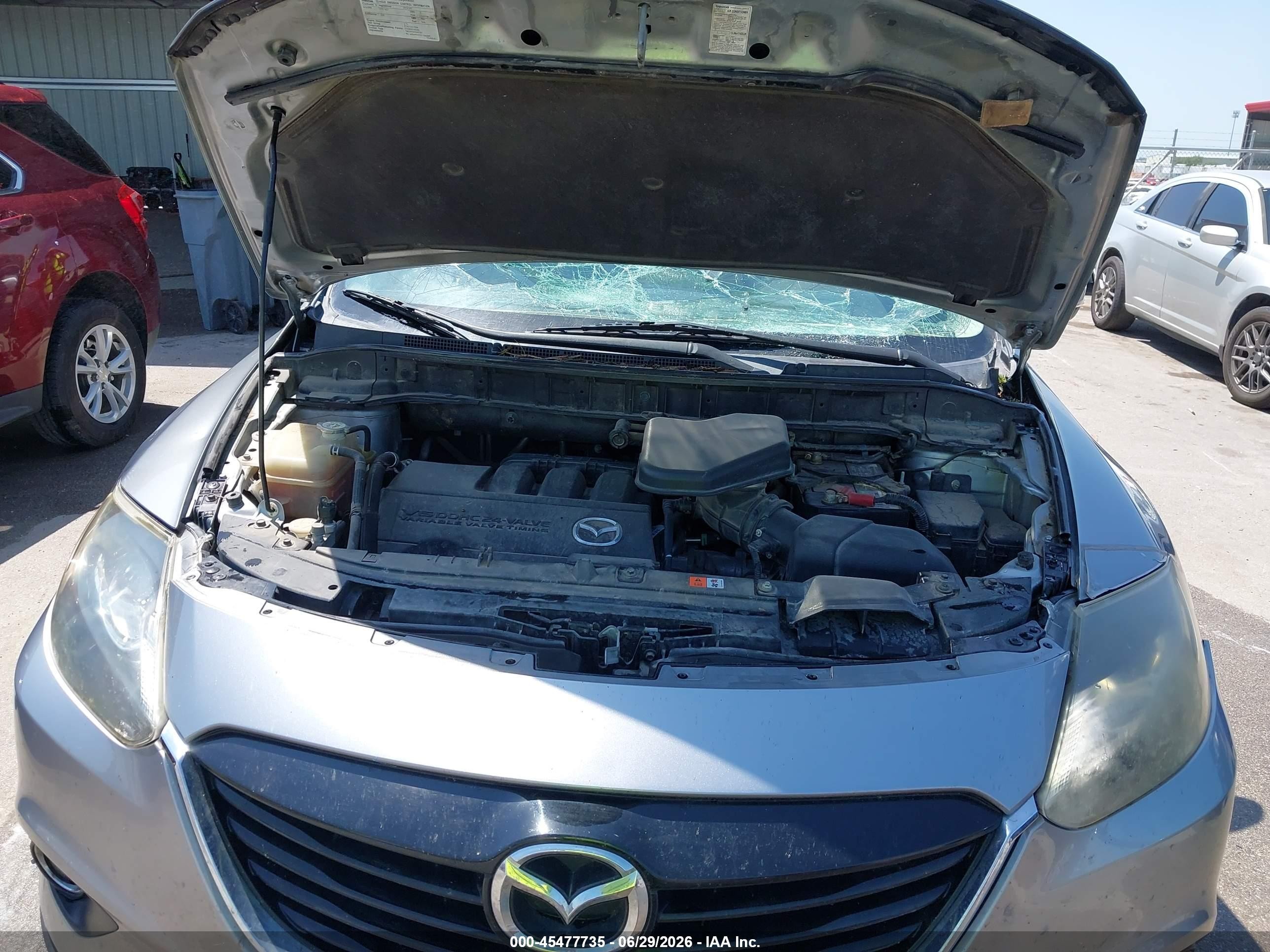 2014 Mazda Cx-9 Grand Touring Silver vin: JM3TB3DA5E0426423