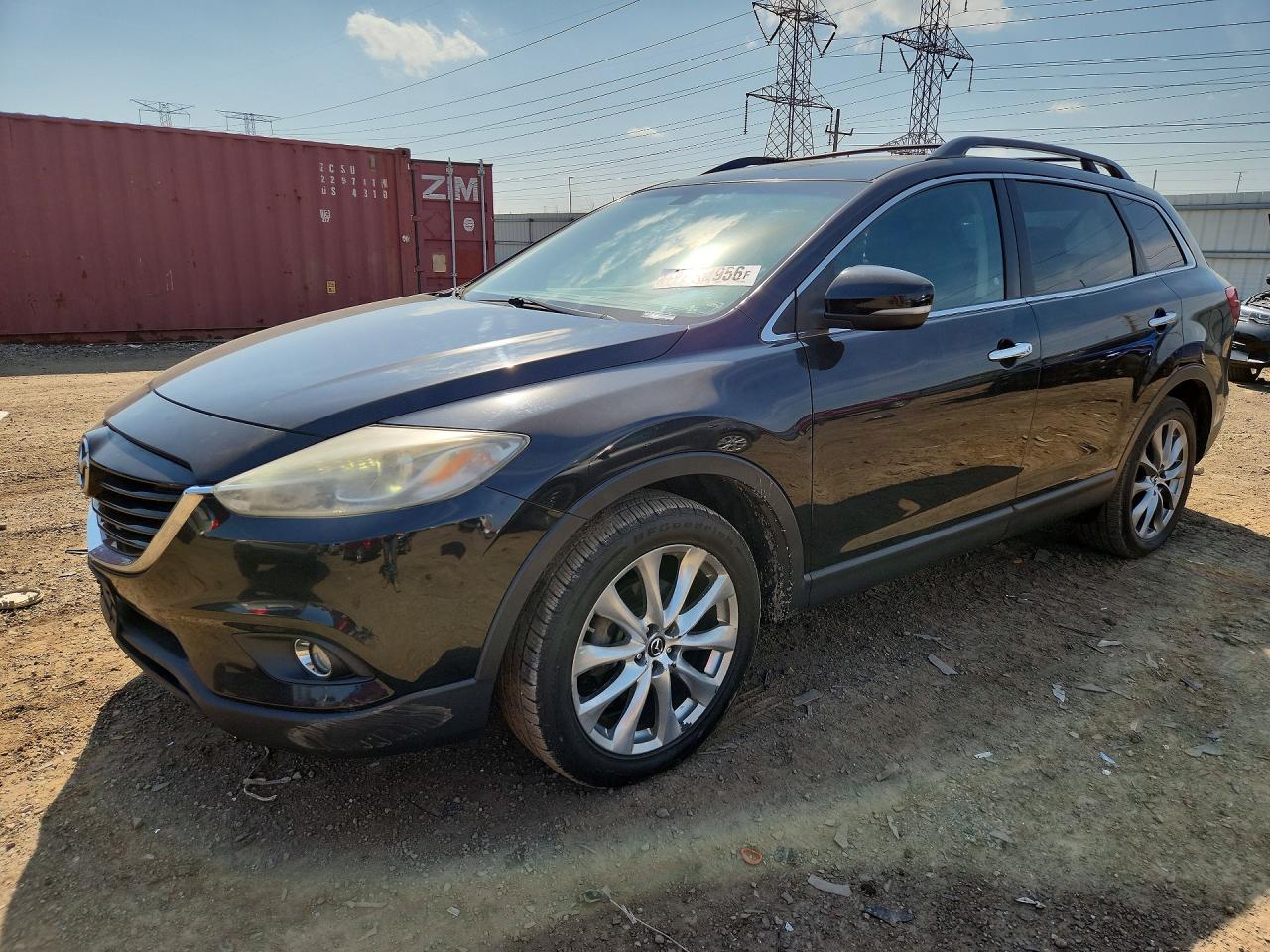 2015 Mazda Cx-9 Grand Touring Черный vin: JM3TB3DA5F0456880