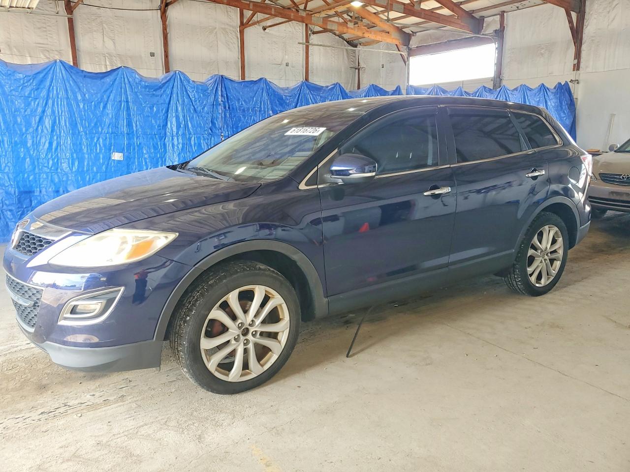 2012 Mazda Cx-9 Blue vin: JM3TB3DA6C0347551