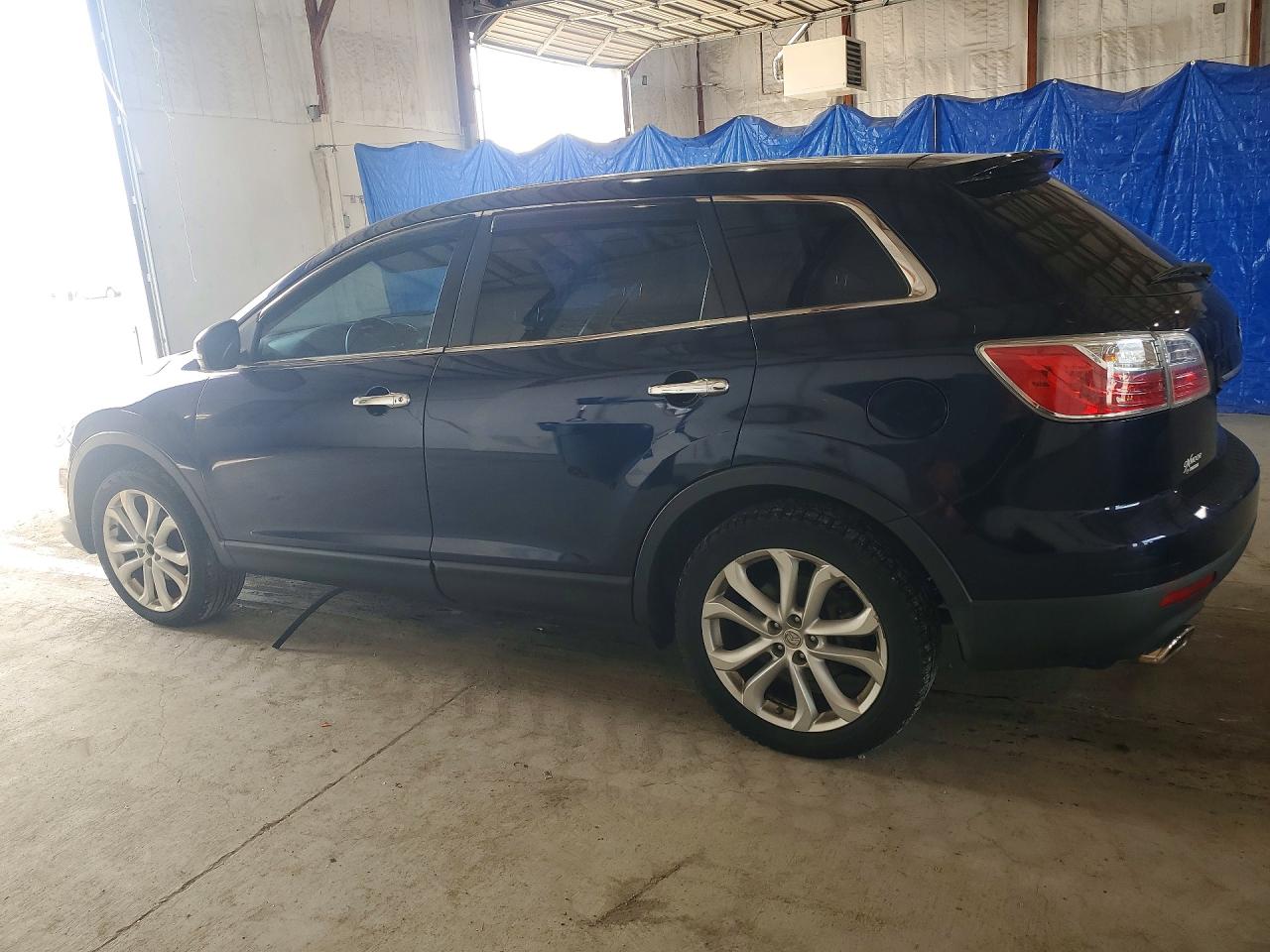 2012 Mazda Cx-9 Blue vin: JM3TB3DA6C0347551
