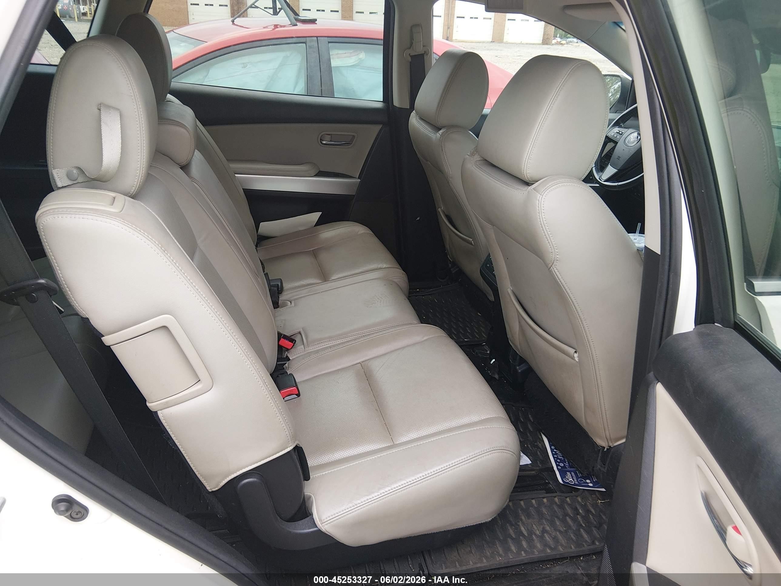 2013 Mazda Cx-9 Grand Touring White vin: JM3TB3DA6D0414831