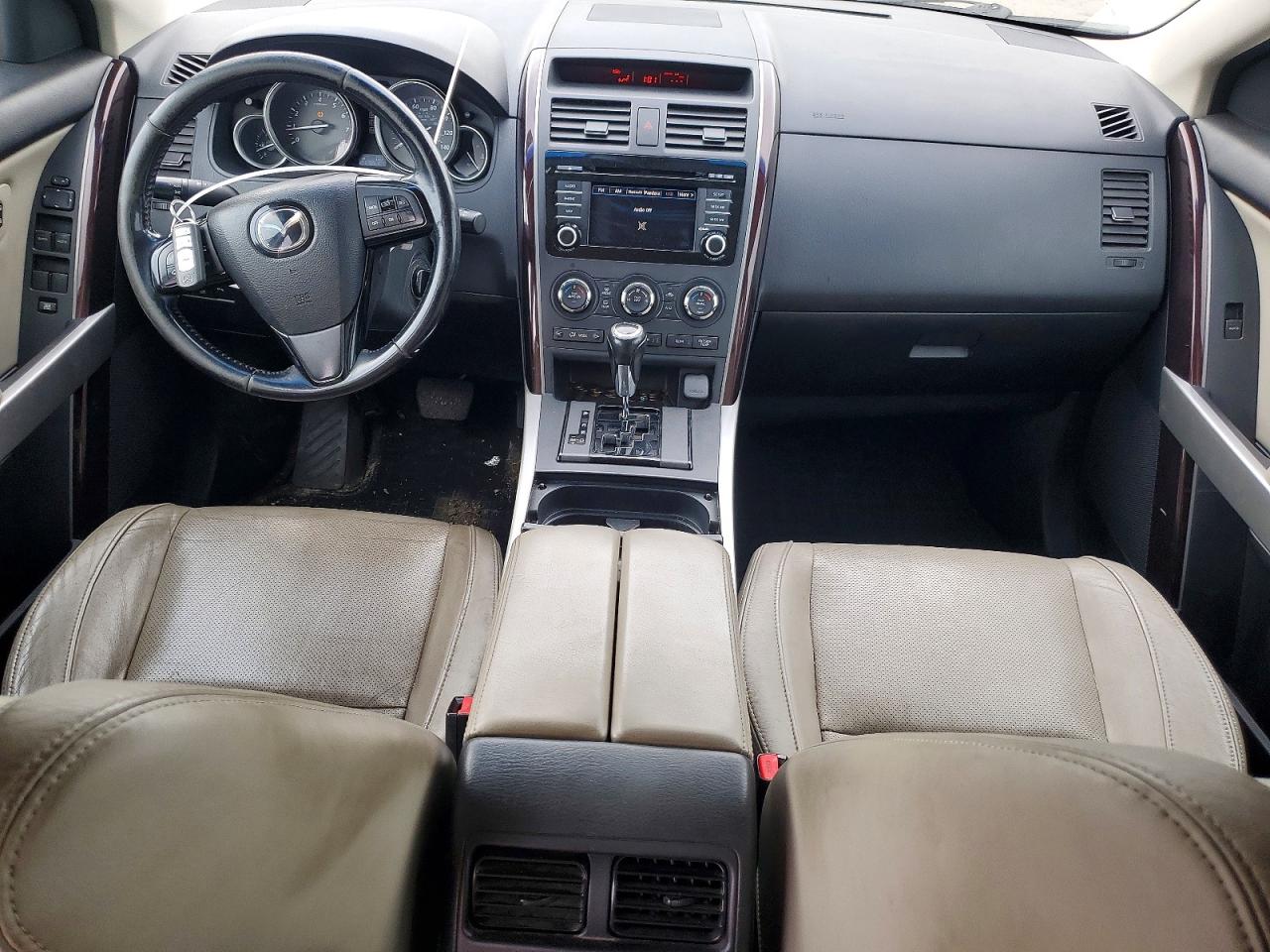 2014 Mazda Cx-9 Grand Touring White vin: JM3TB3DA6E0437205