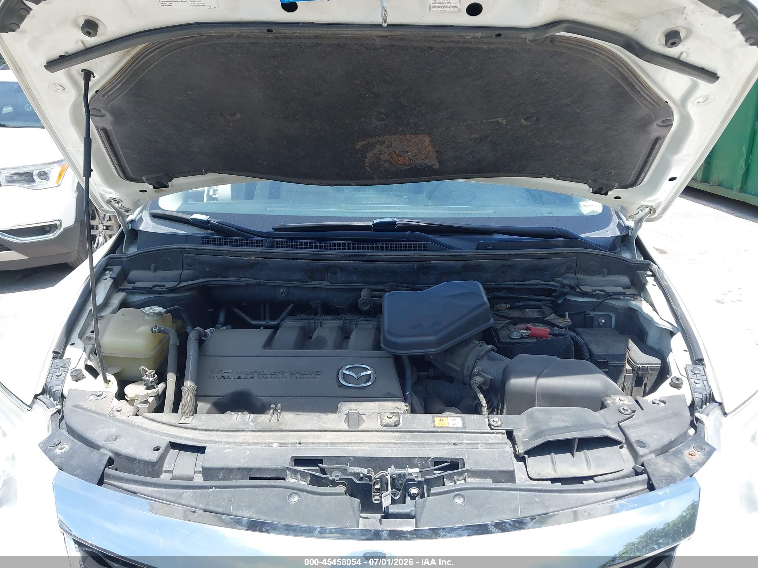 2012 Mazda Cx-9 Grand Touring White vin: JM3TB3DA7C0362852