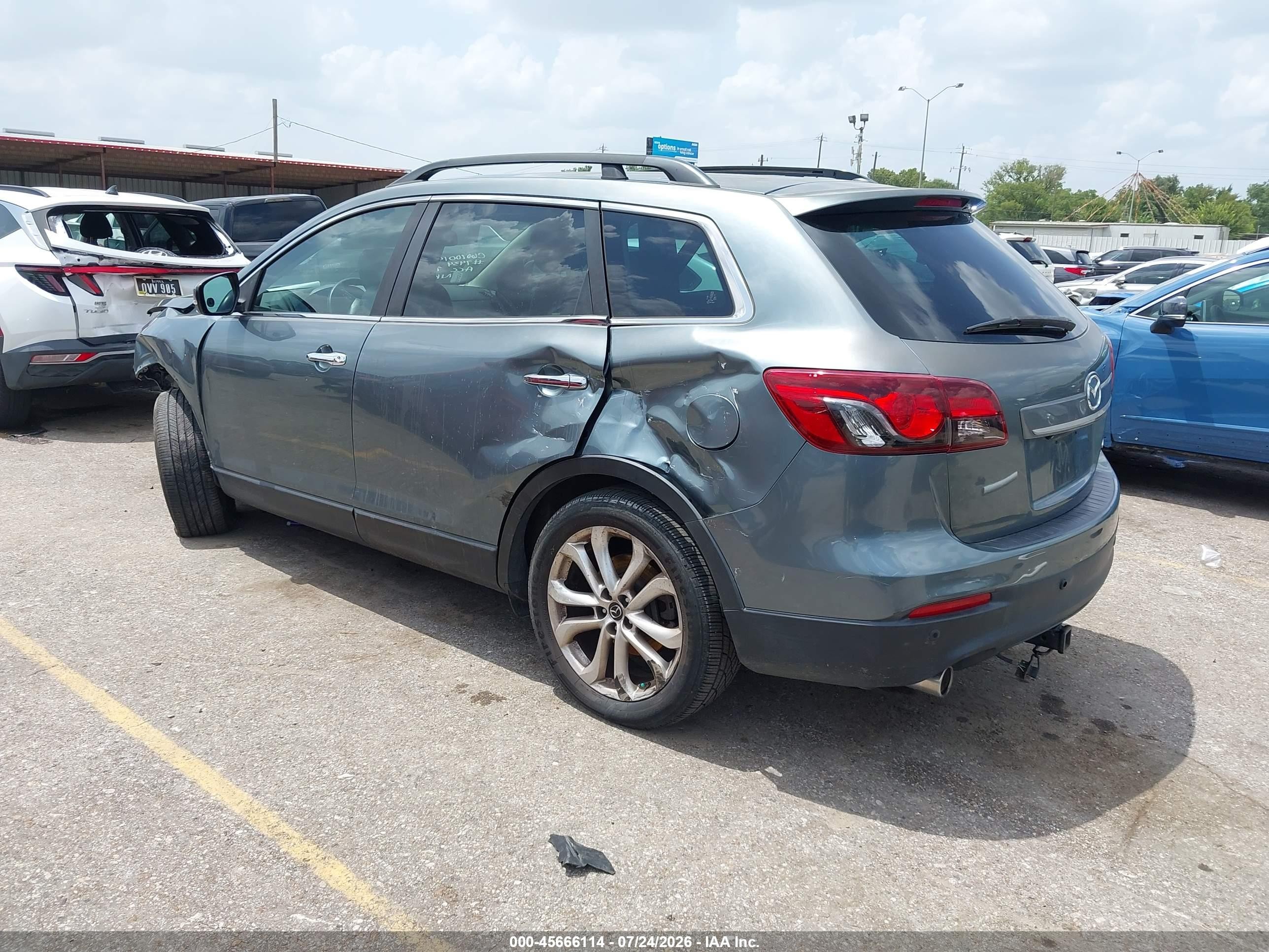 2013 Mazda Cx-9 Grand Touring Зеленый vin: JM3TB3DA7D0417057