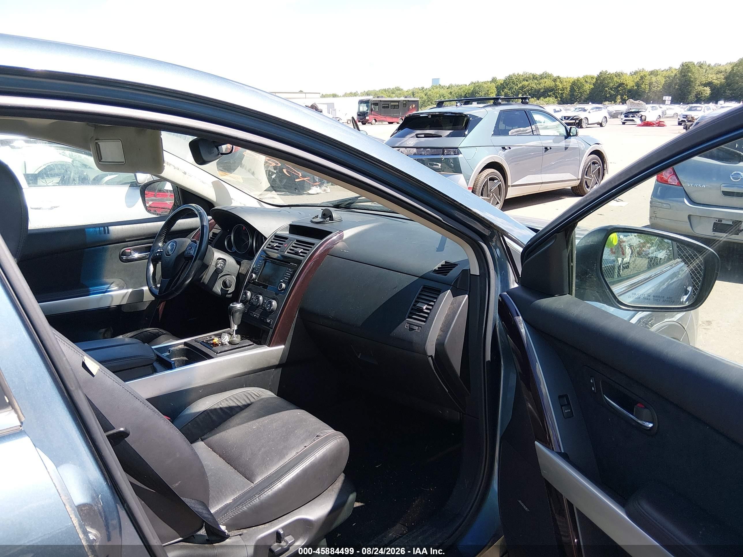 2014 Mazda Cx-9 Grand Touring Blue vin: JM3TB3DA7E0446530
