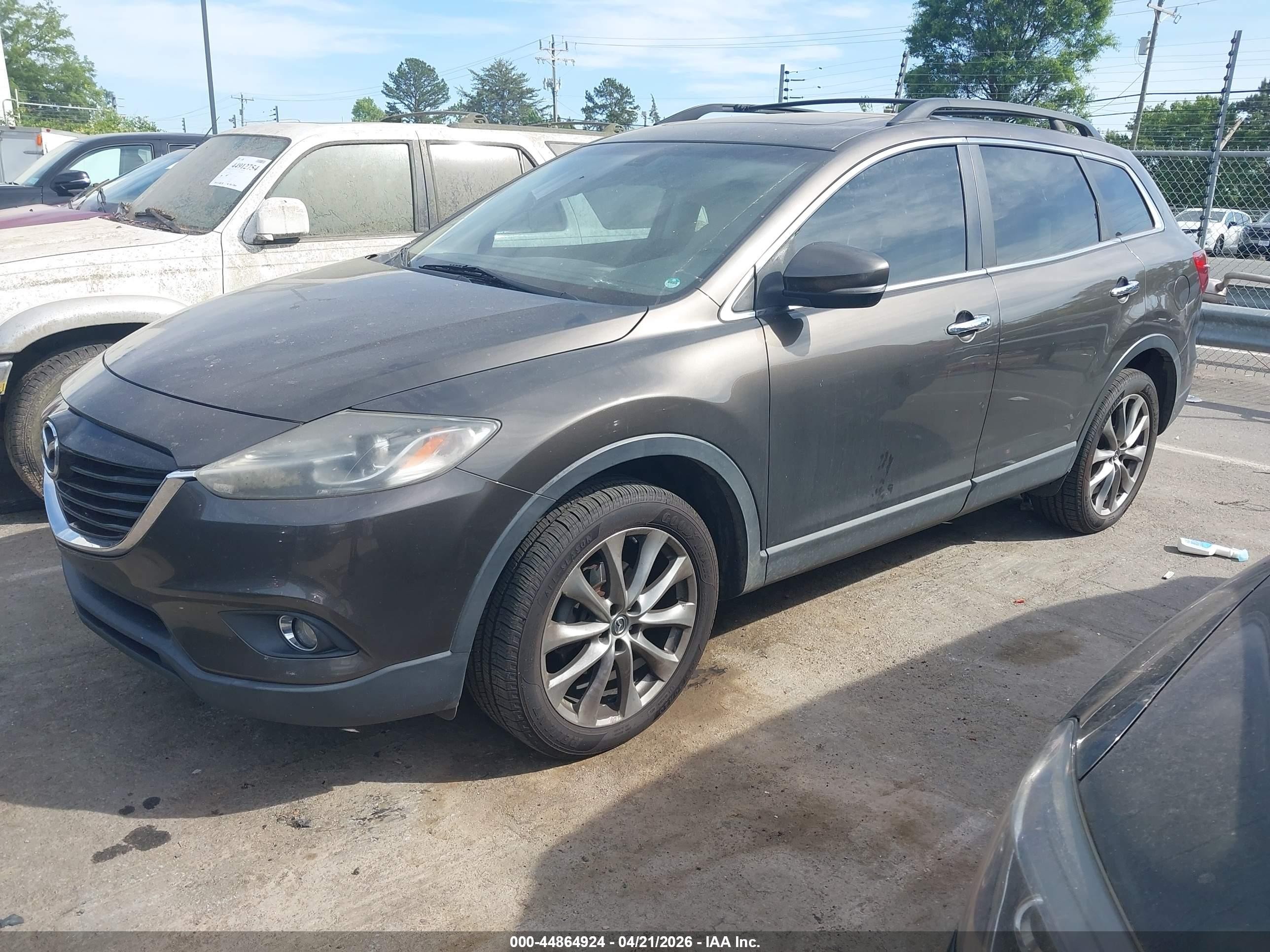 2015 Mazda Cx-9 Grand Touring Dark Brown vin: JM3TB3DA7F0449297