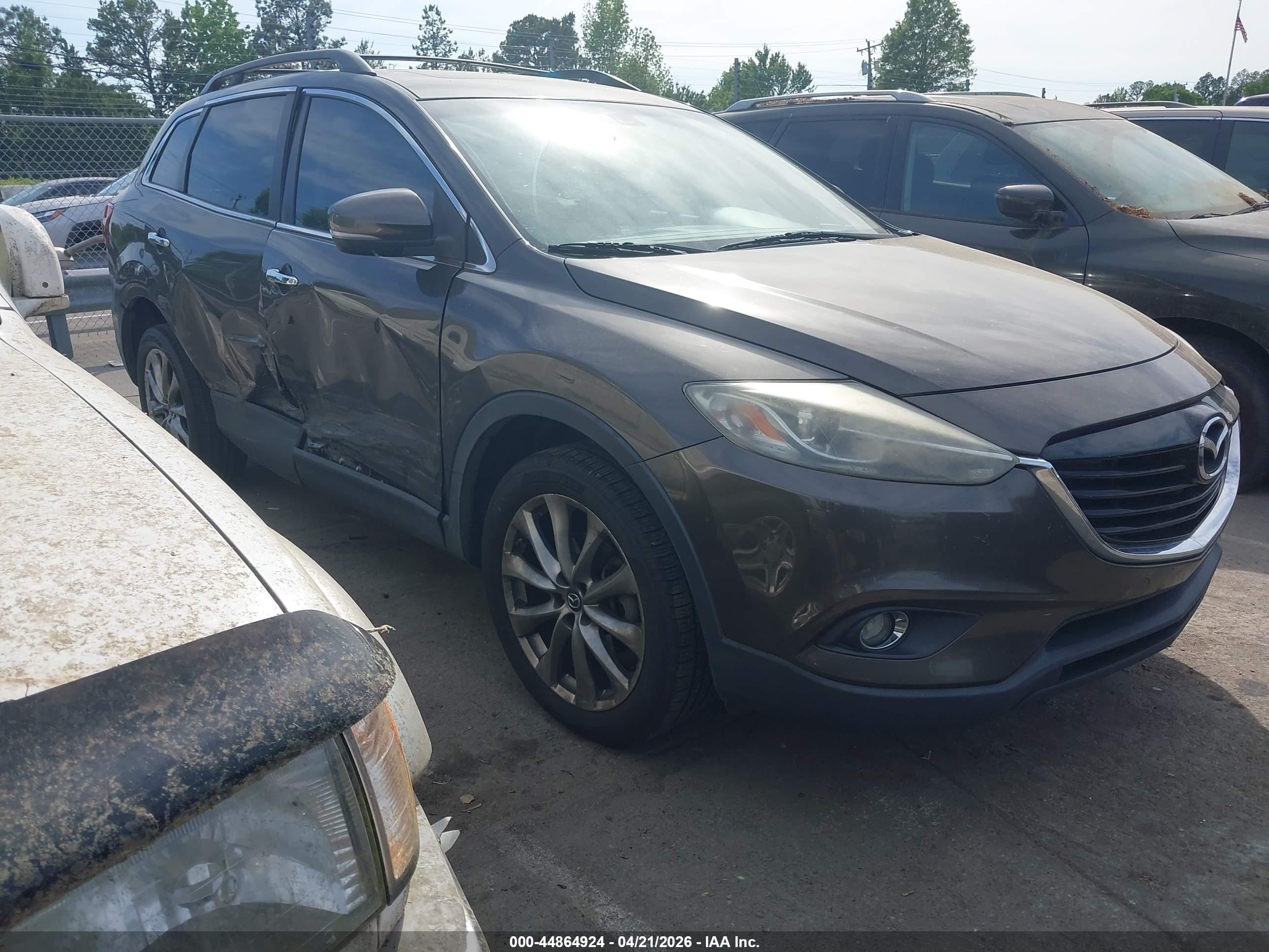 2015 Mazda Cx-9 Grand Touring Dark Brown vin: JM3TB3DA7F0449297