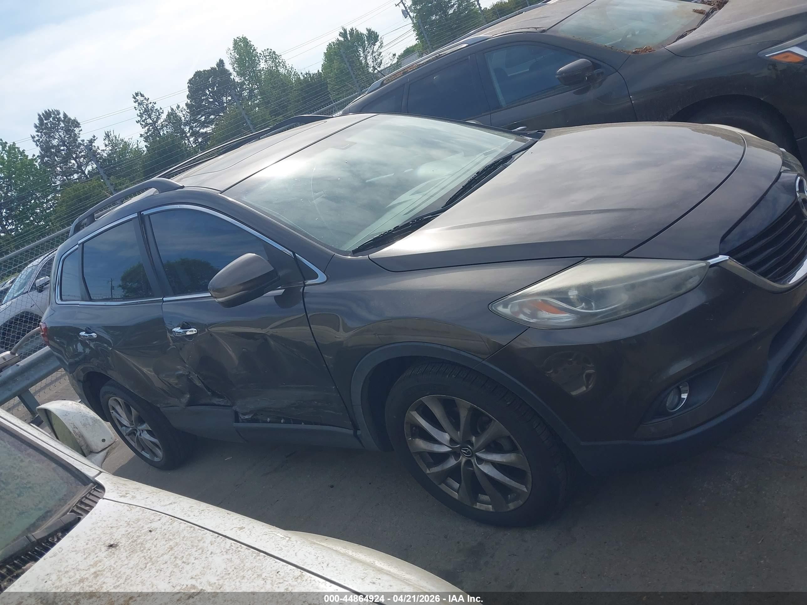 2015 Mazda Cx-9 Grand Touring Dark Brown vin: JM3TB3DA7F0449297