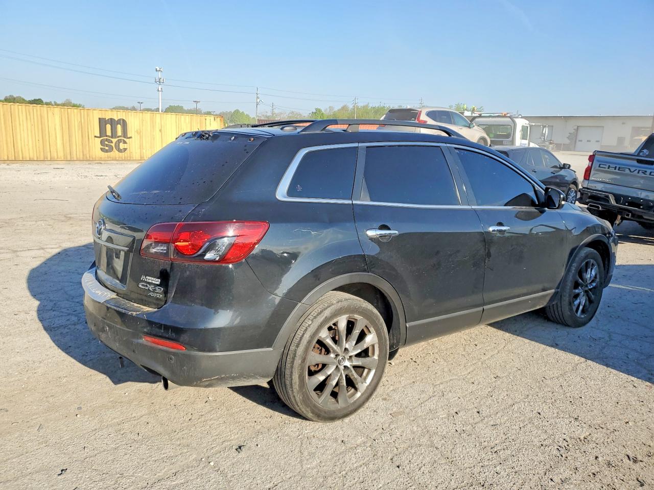 2015 Mazda Cx-9 Grand Touring Черный vin: JM3TB3DA7F0449722