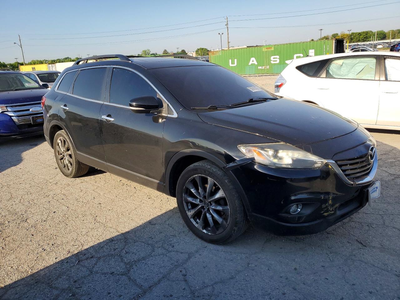 2015 Mazda Cx-9 Grand Touring Черный vin: JM3TB3DA7F0449722
