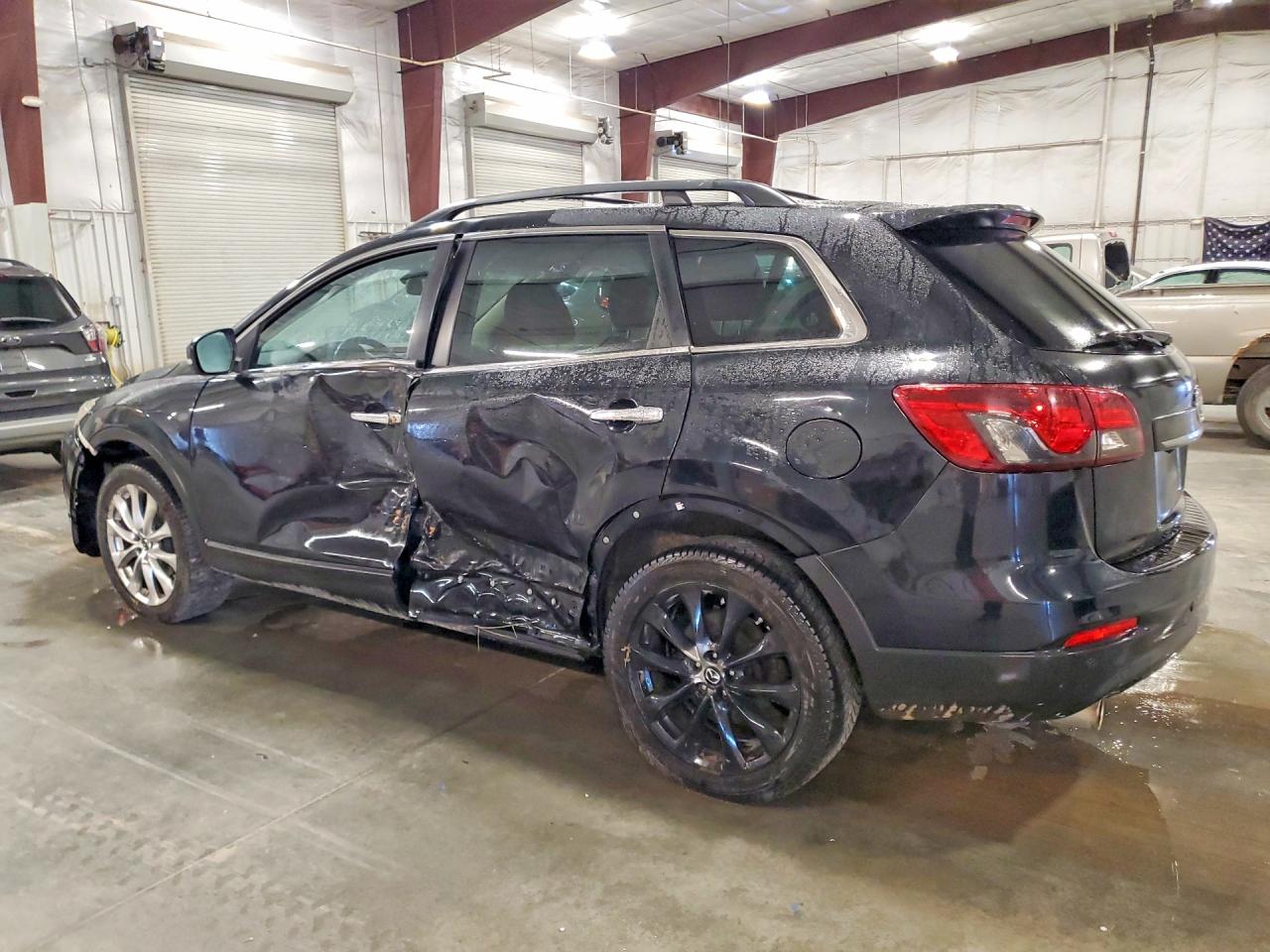2015 Mazda Cx-9 Grand Touring Black vin: JM3TB3DA7F0463233