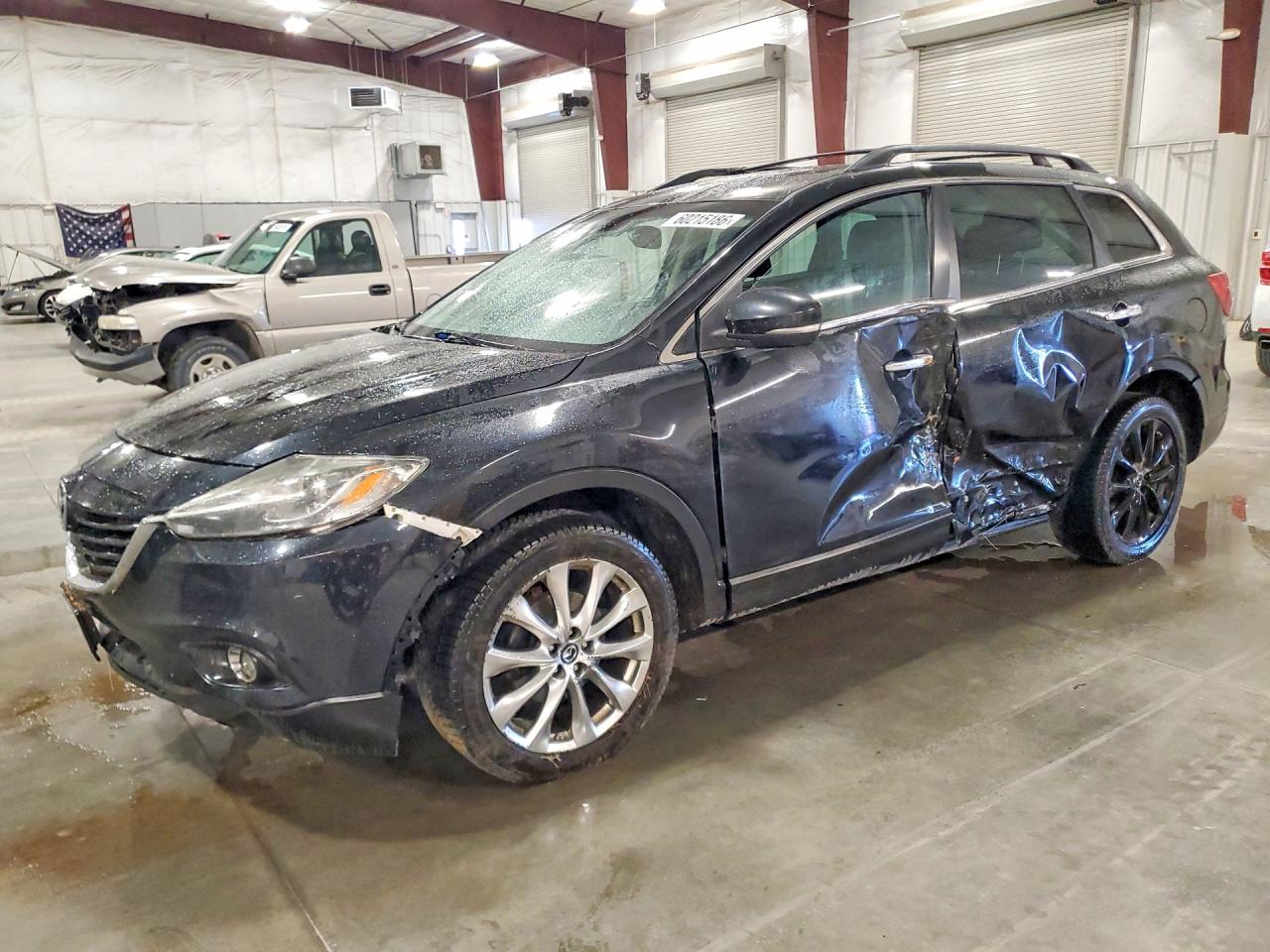 2015 Mazda Cx-9 Grand Touring Black vin: JM3TB3DA7F0463233