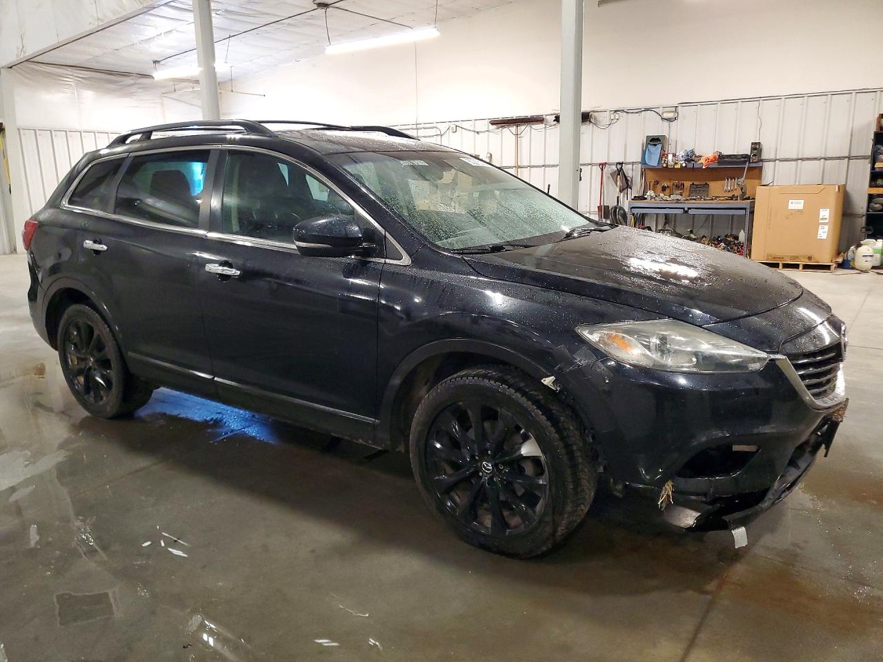 2015 Mazda Cx-9 Grand Touring Black vin: JM3TB3DA7F0463233
