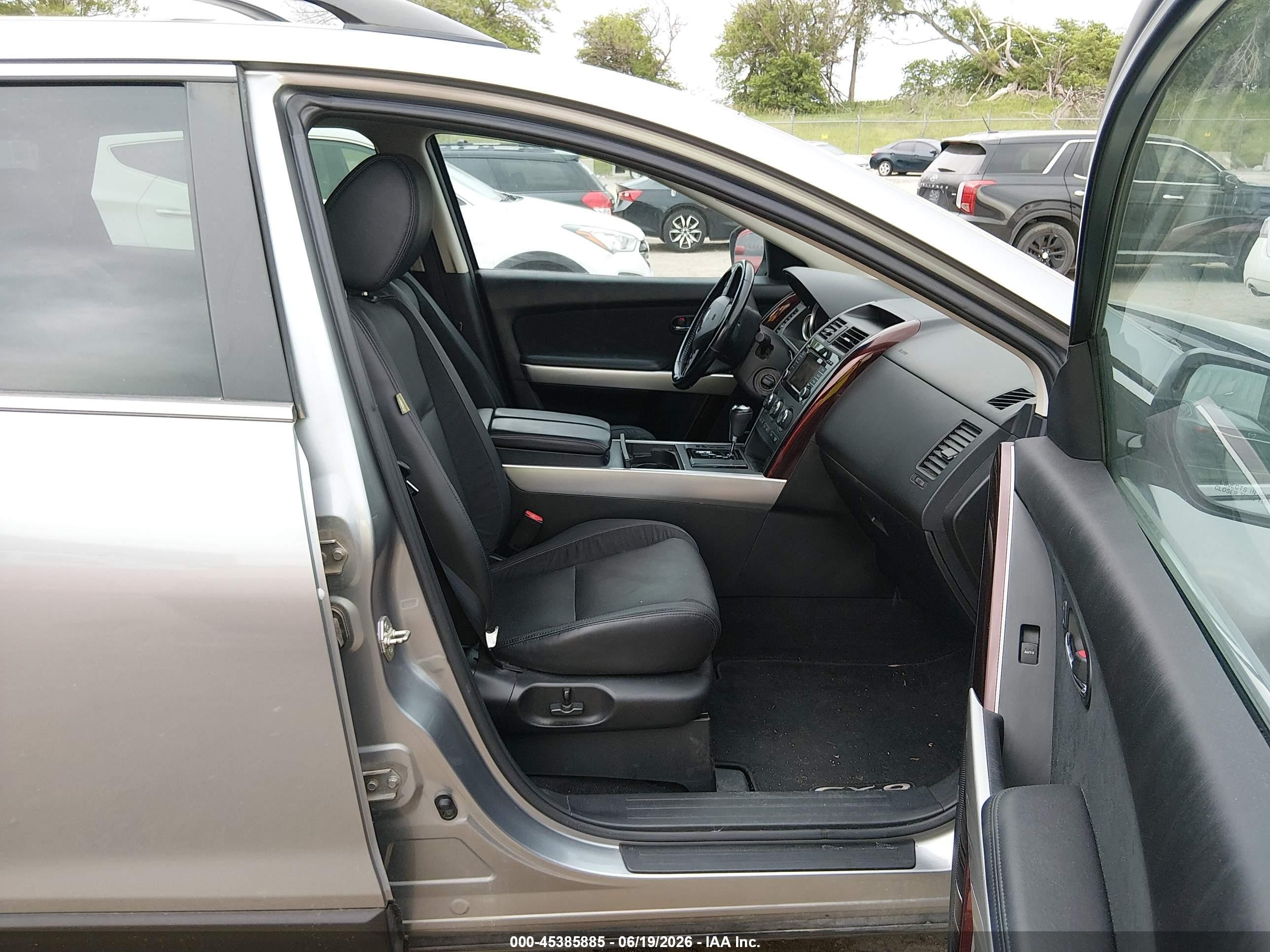 2015 Mazda Cx-9 Grand Touring Silver vin: JM3TB3DA7F0467766