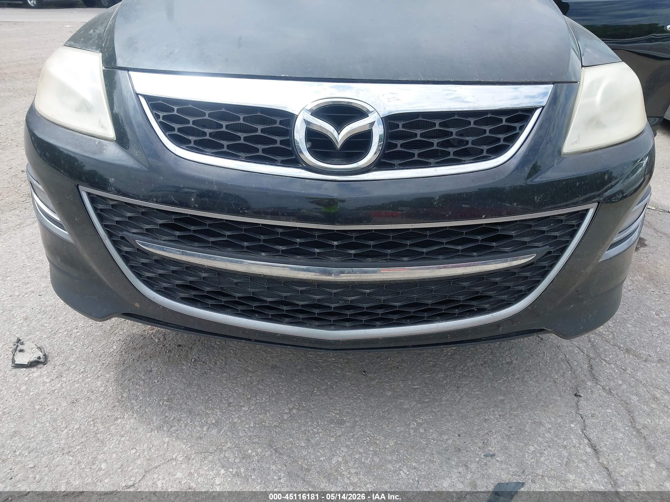 2011 Mazda Cx-9 Grand Touring Black vin: JM3TB3DA8B0307485