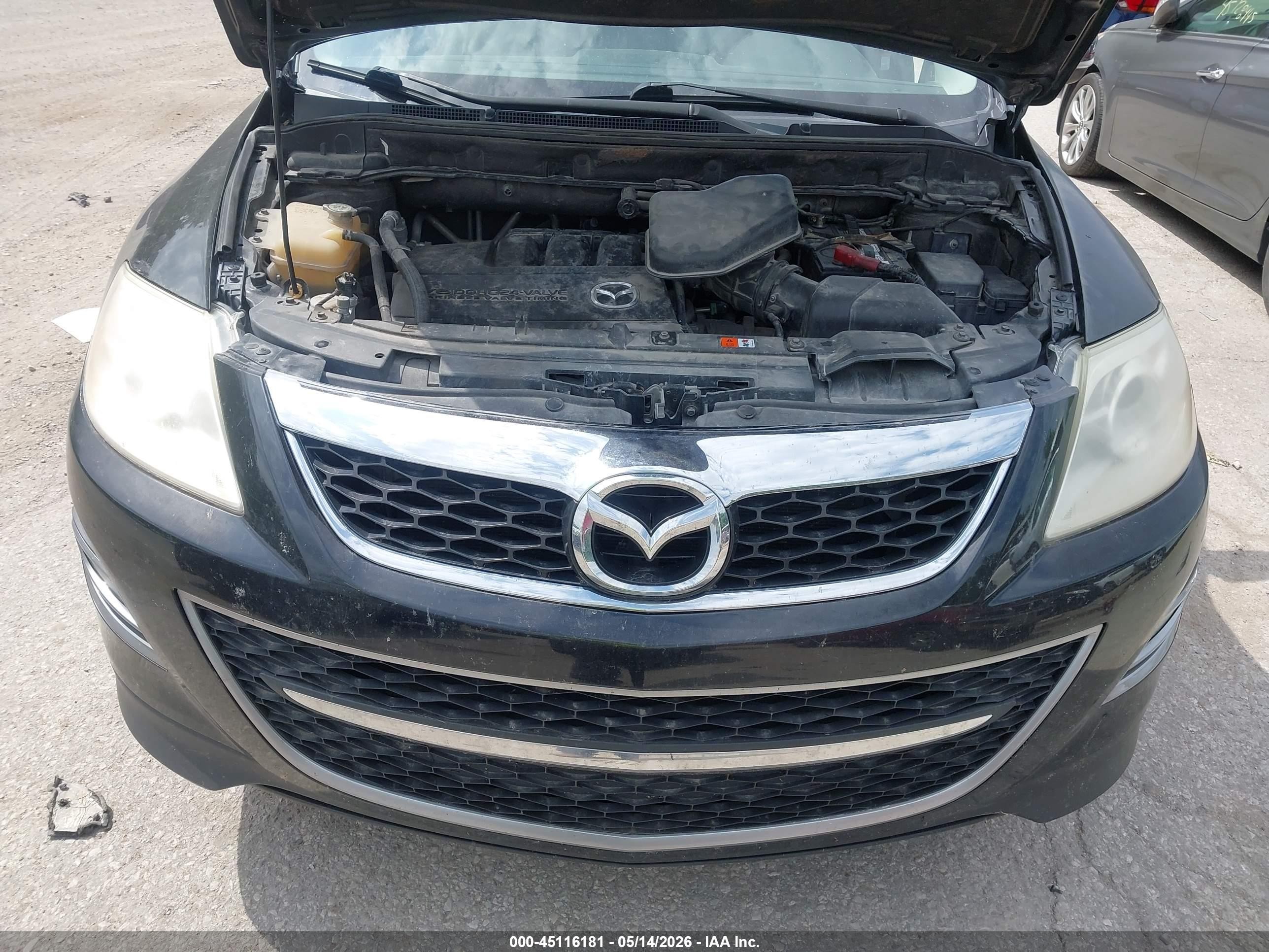 2011 Mazda Cx-9 Grand Touring Black vin: JM3TB3DA8B0307485