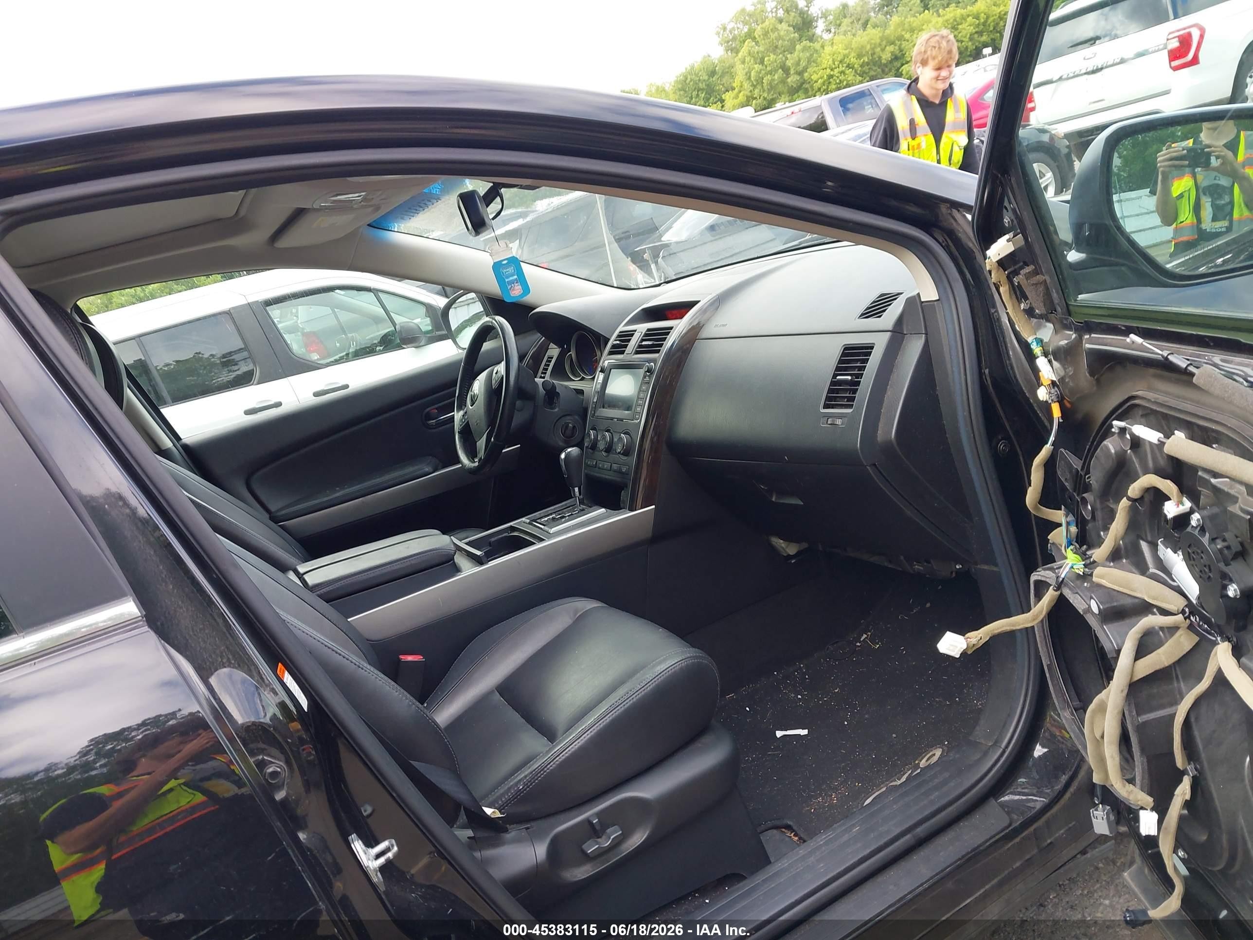 2011 Mazda Cx-9 Grand Touring Черный vin: JM3TB3DA8B0319779