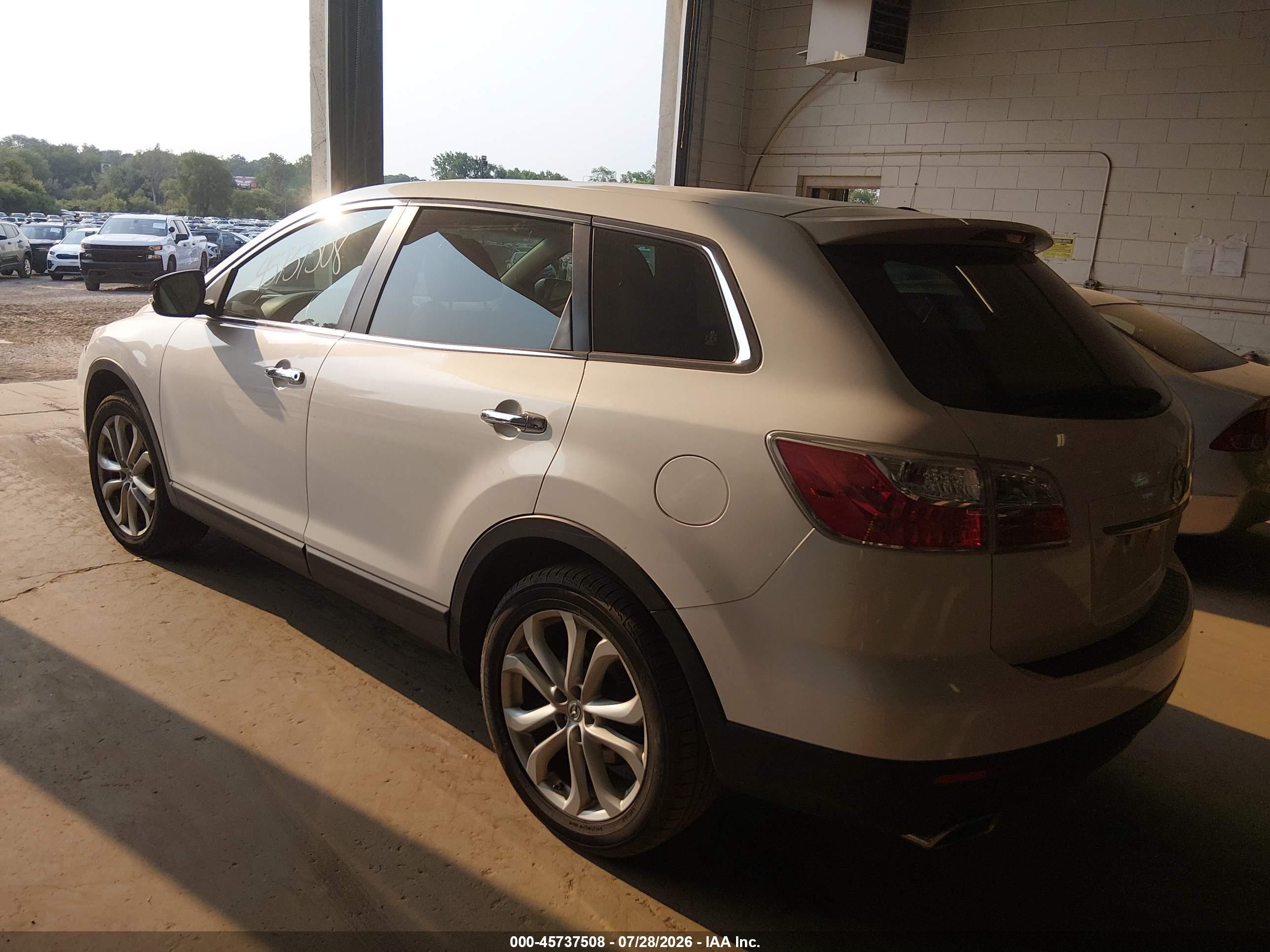 2011 Mazda Cx-9 Grand Touring White vin: JM3TB3DA8B0326621